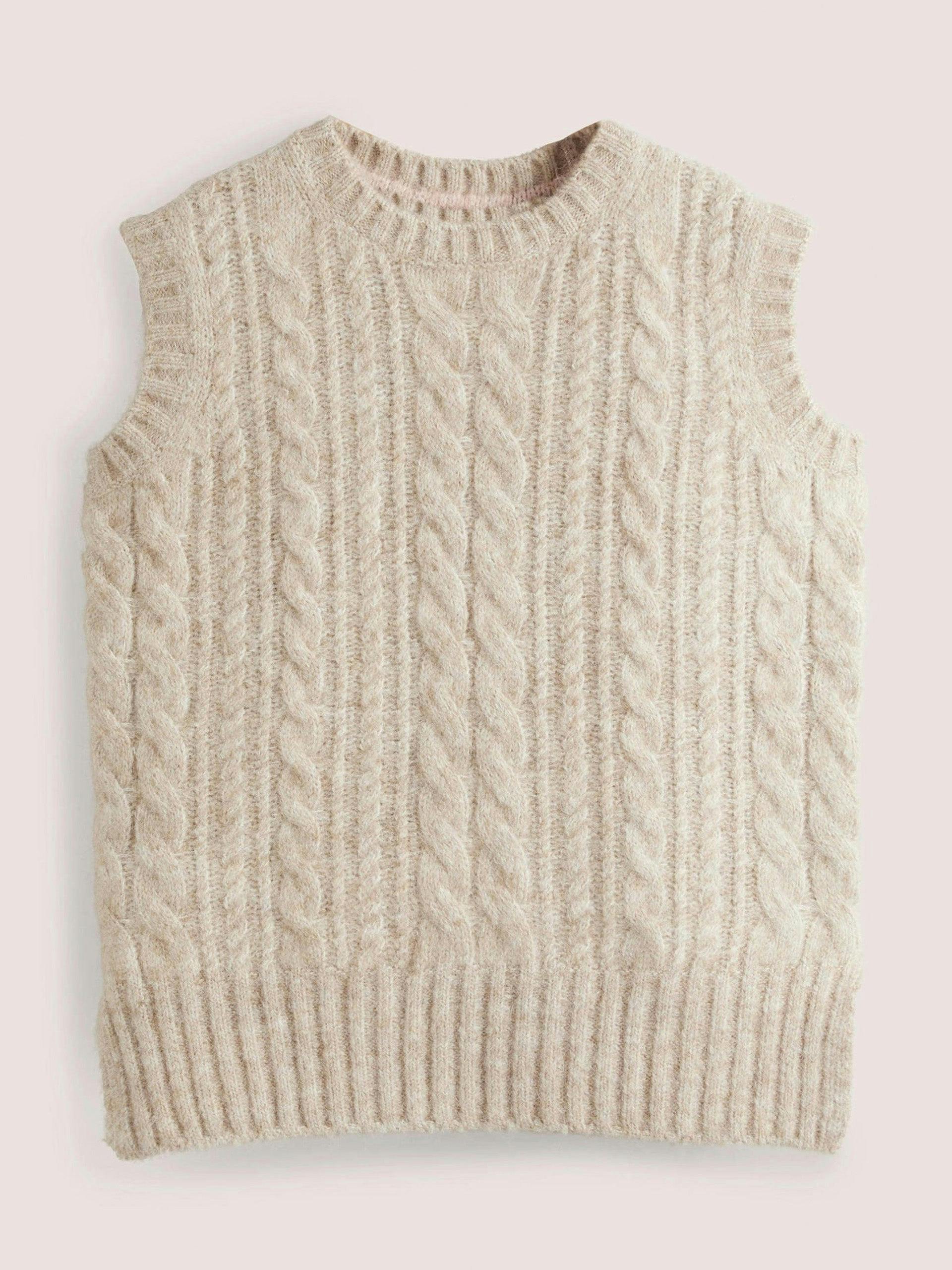 Relaxed fit cable vest
