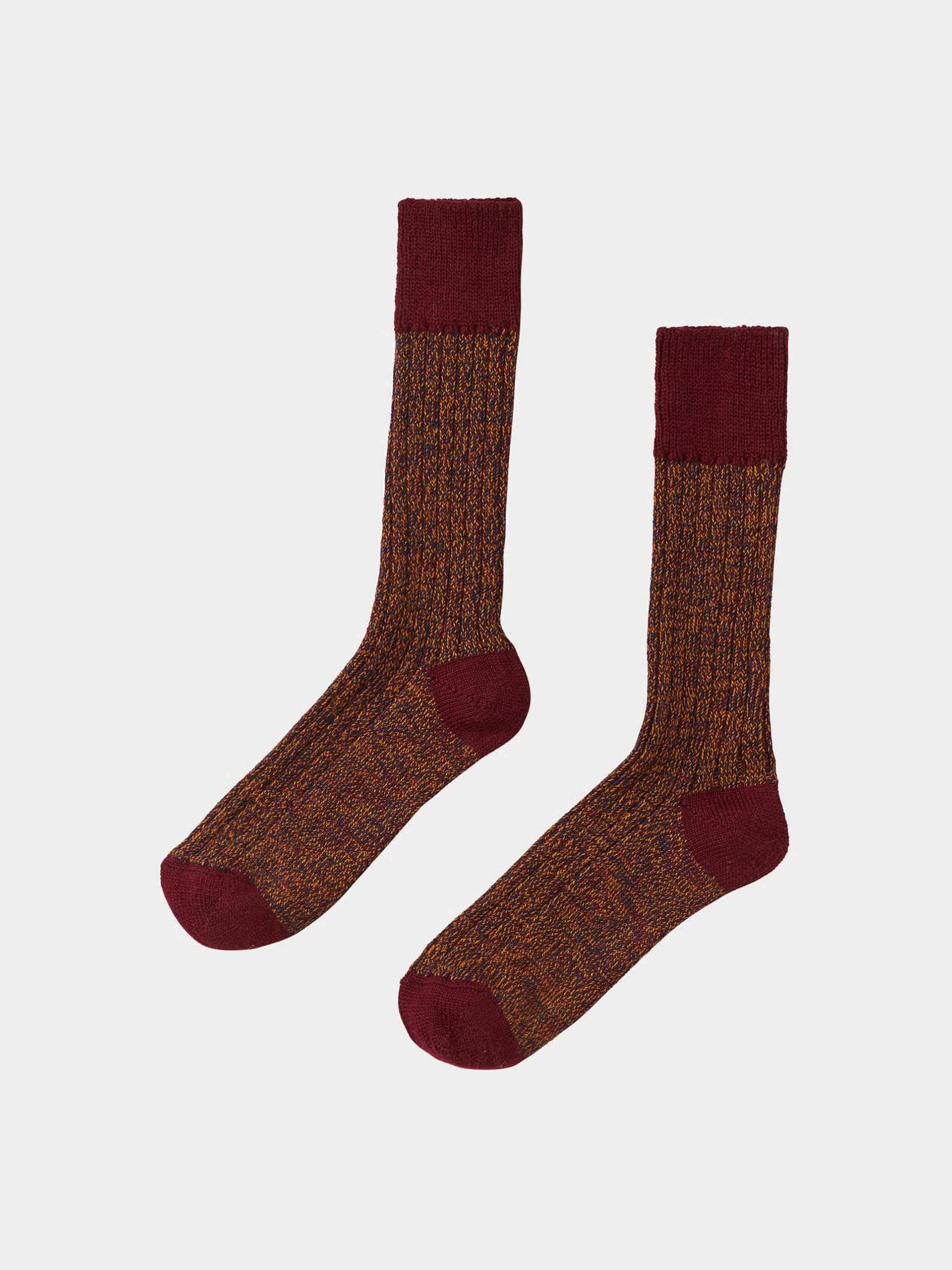 Firth socks - burgundy