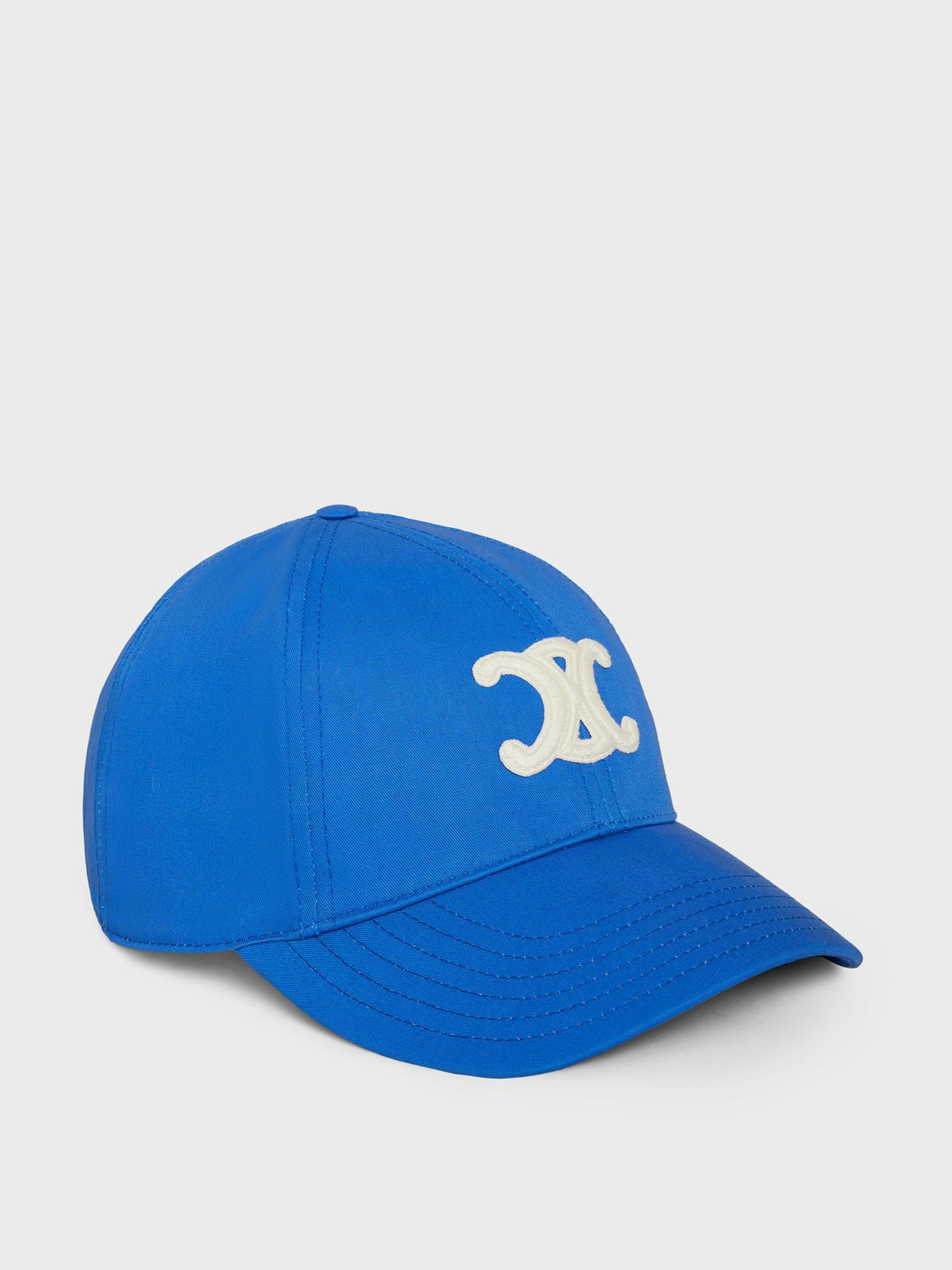 Electric blue baseball cap