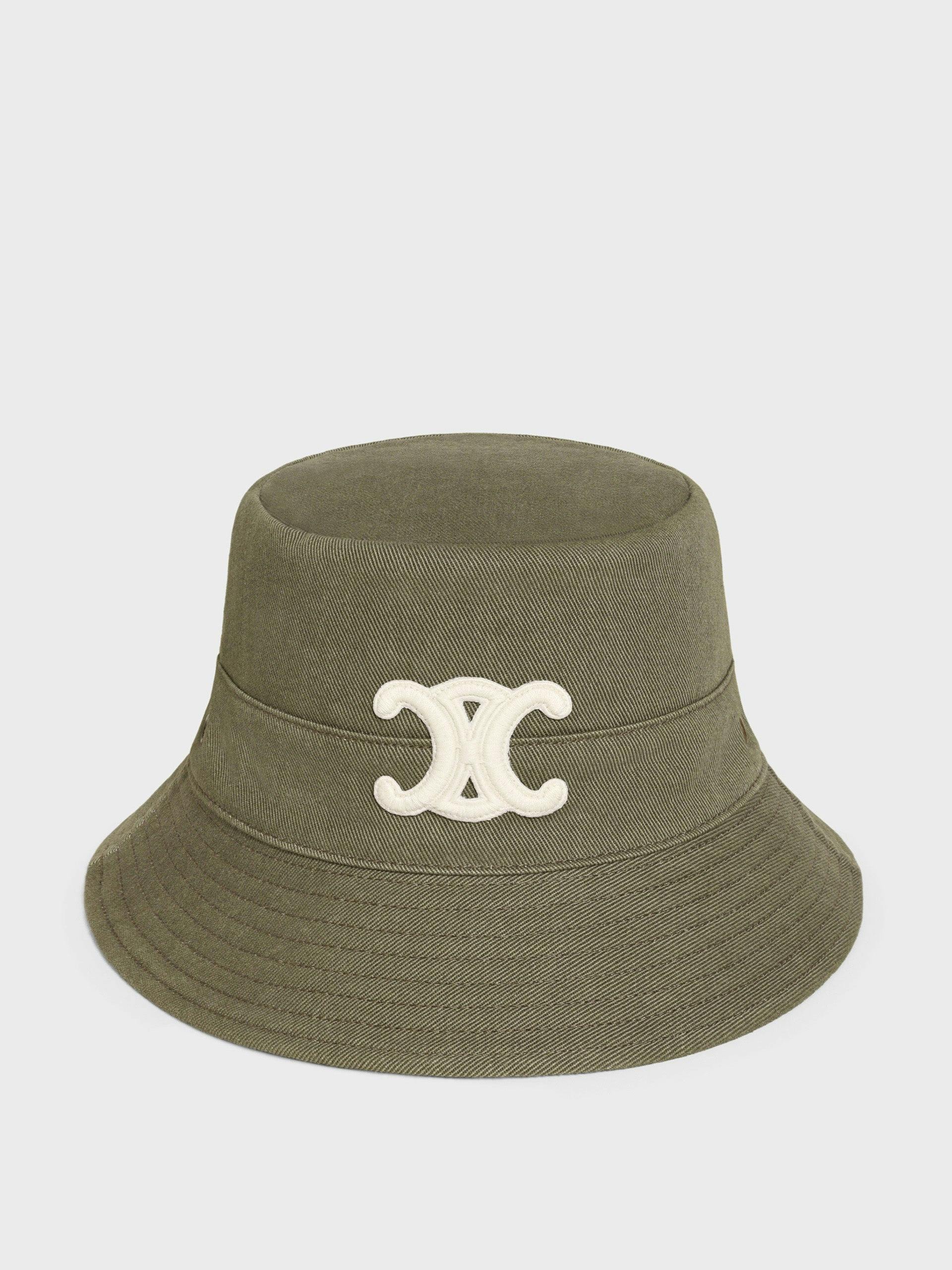 Cotton bucket hat with eyelets