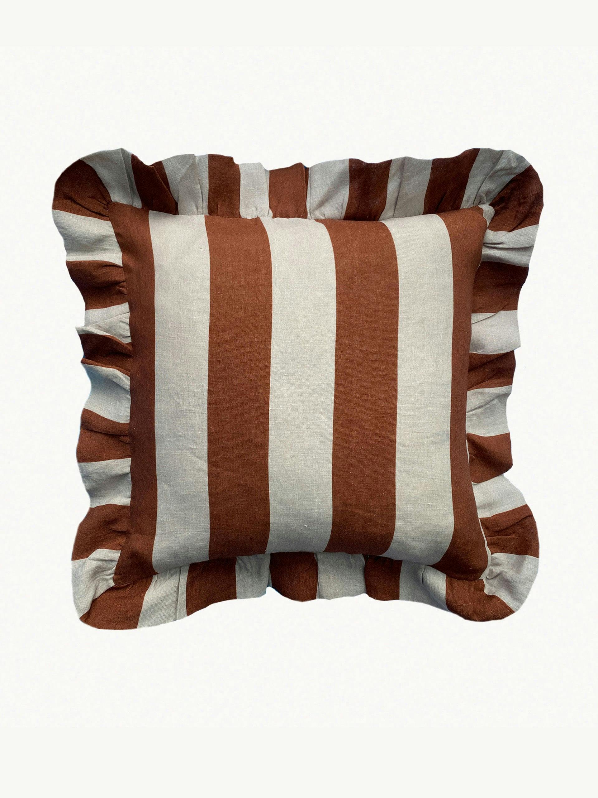 Cinnamon and Oyster Cushion Cover