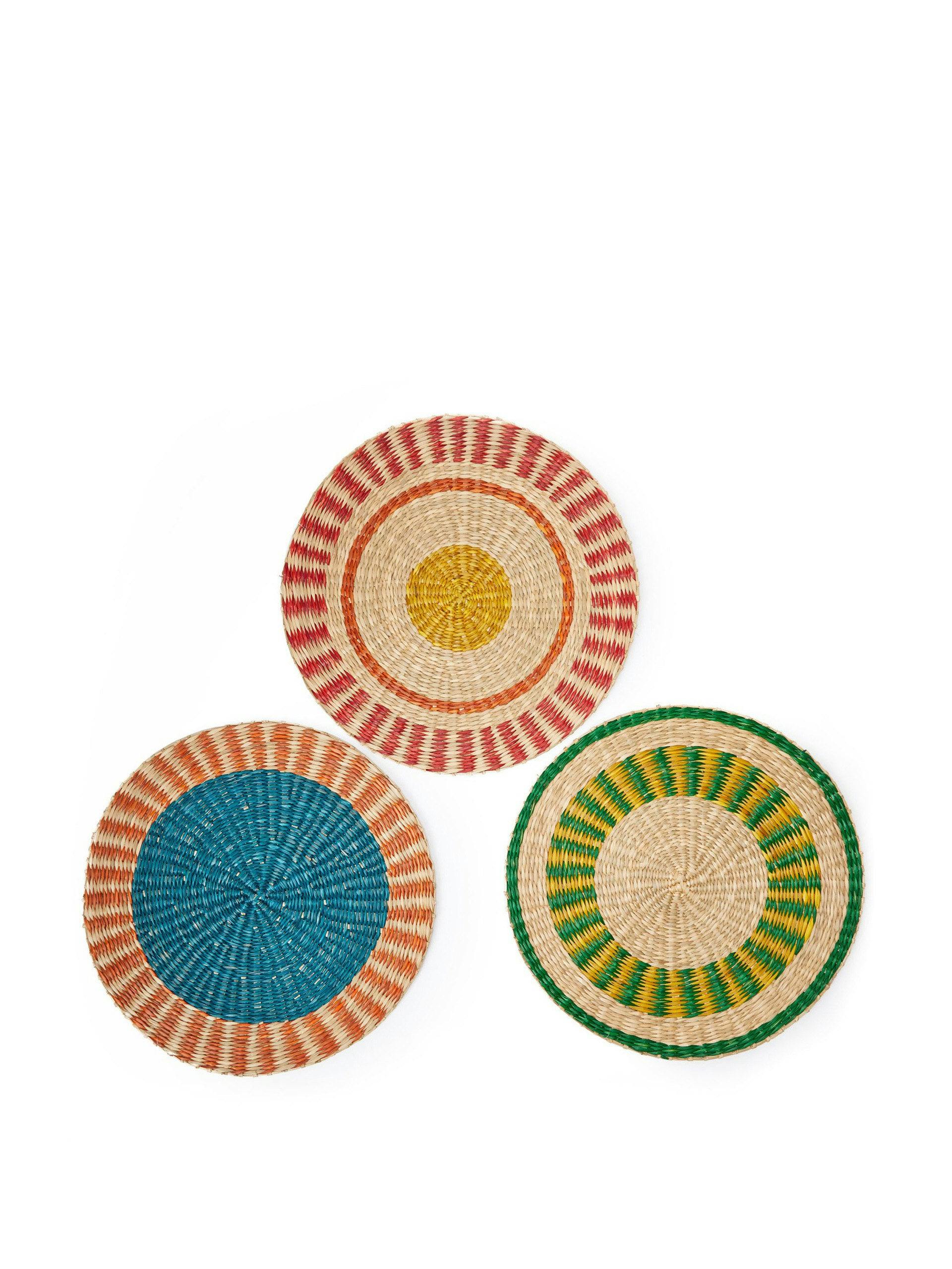 Round seagrass placemat