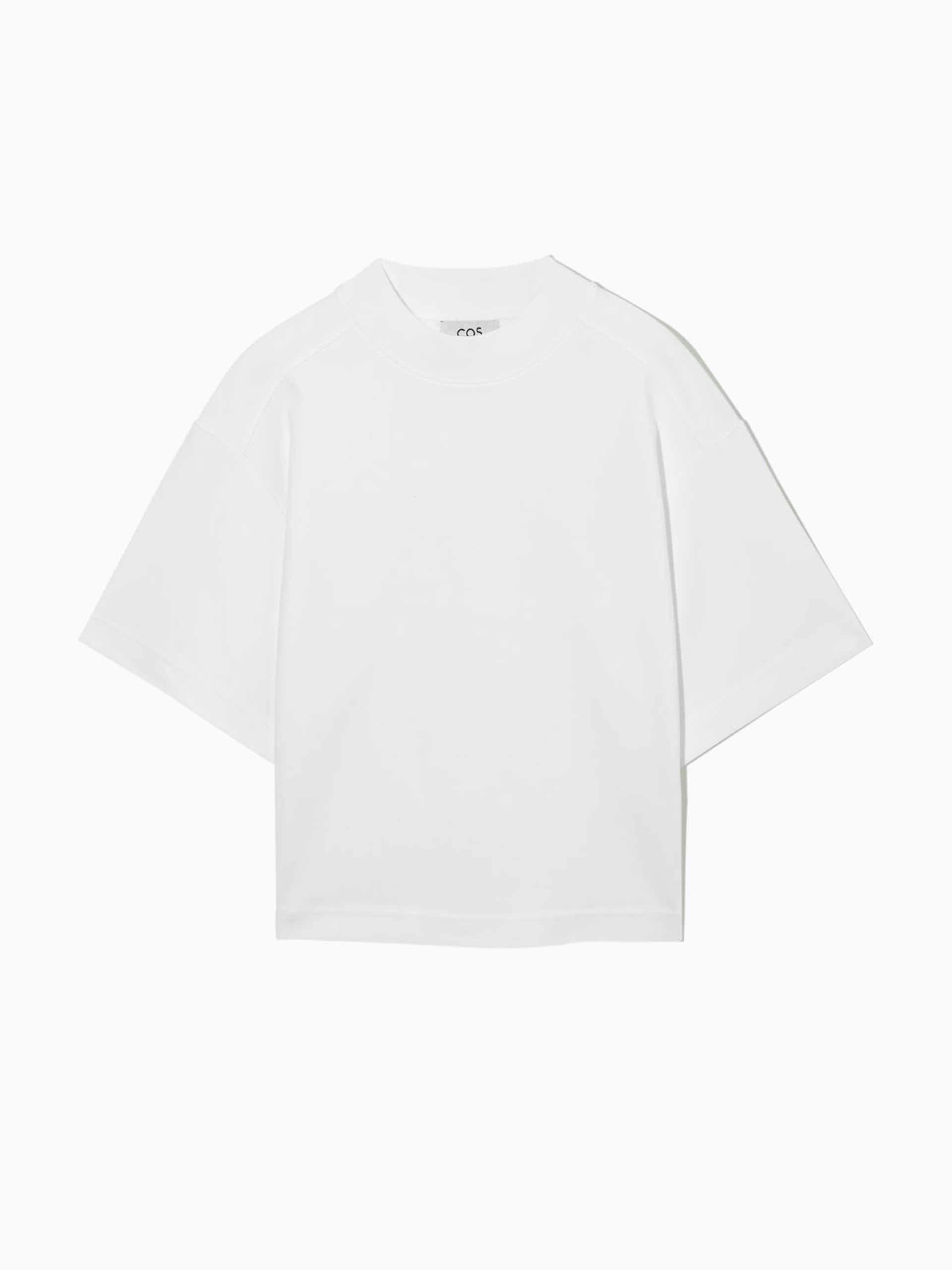 Boxy-fit white t-shirt