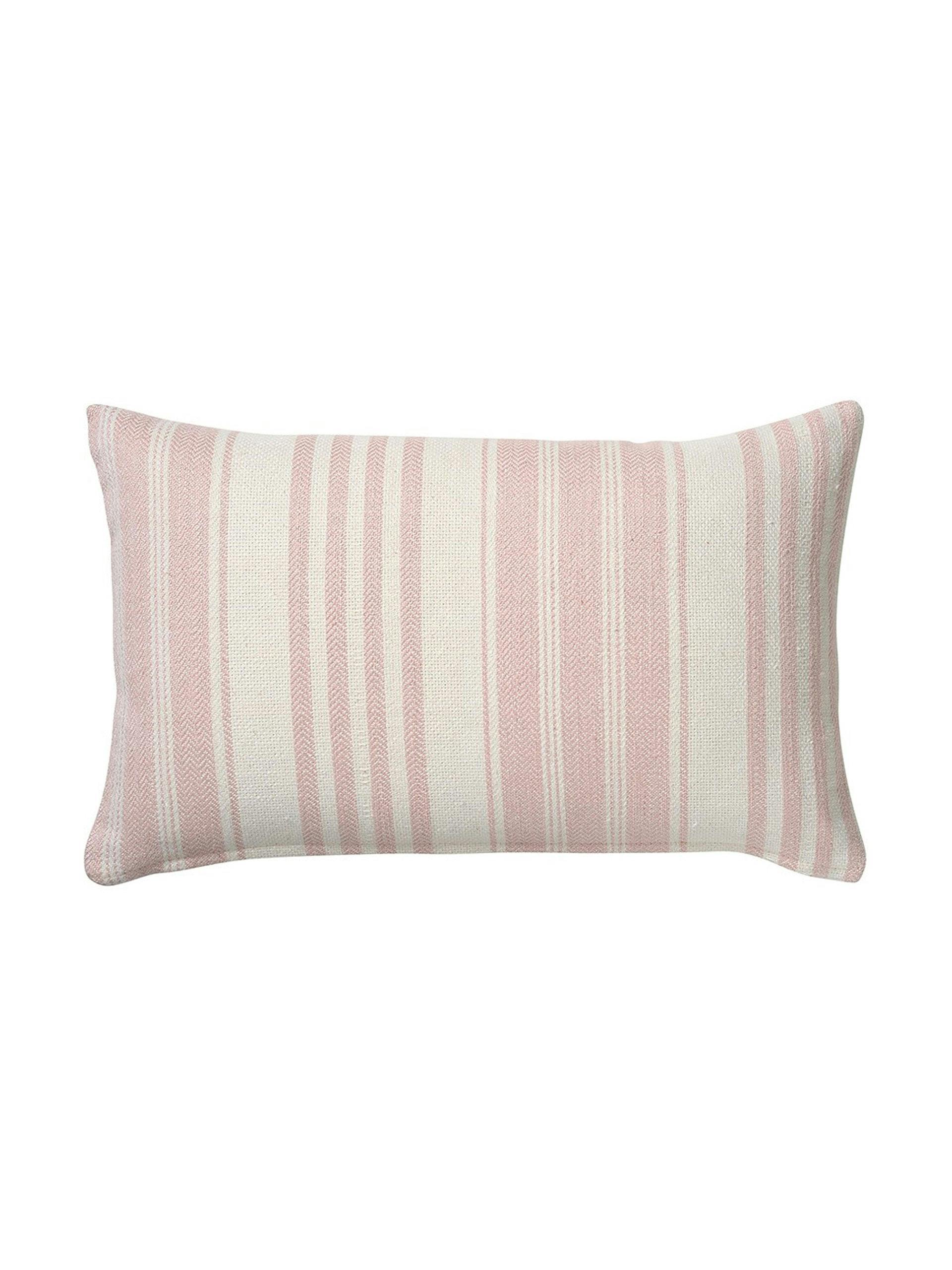 Natural stripe blush cushion