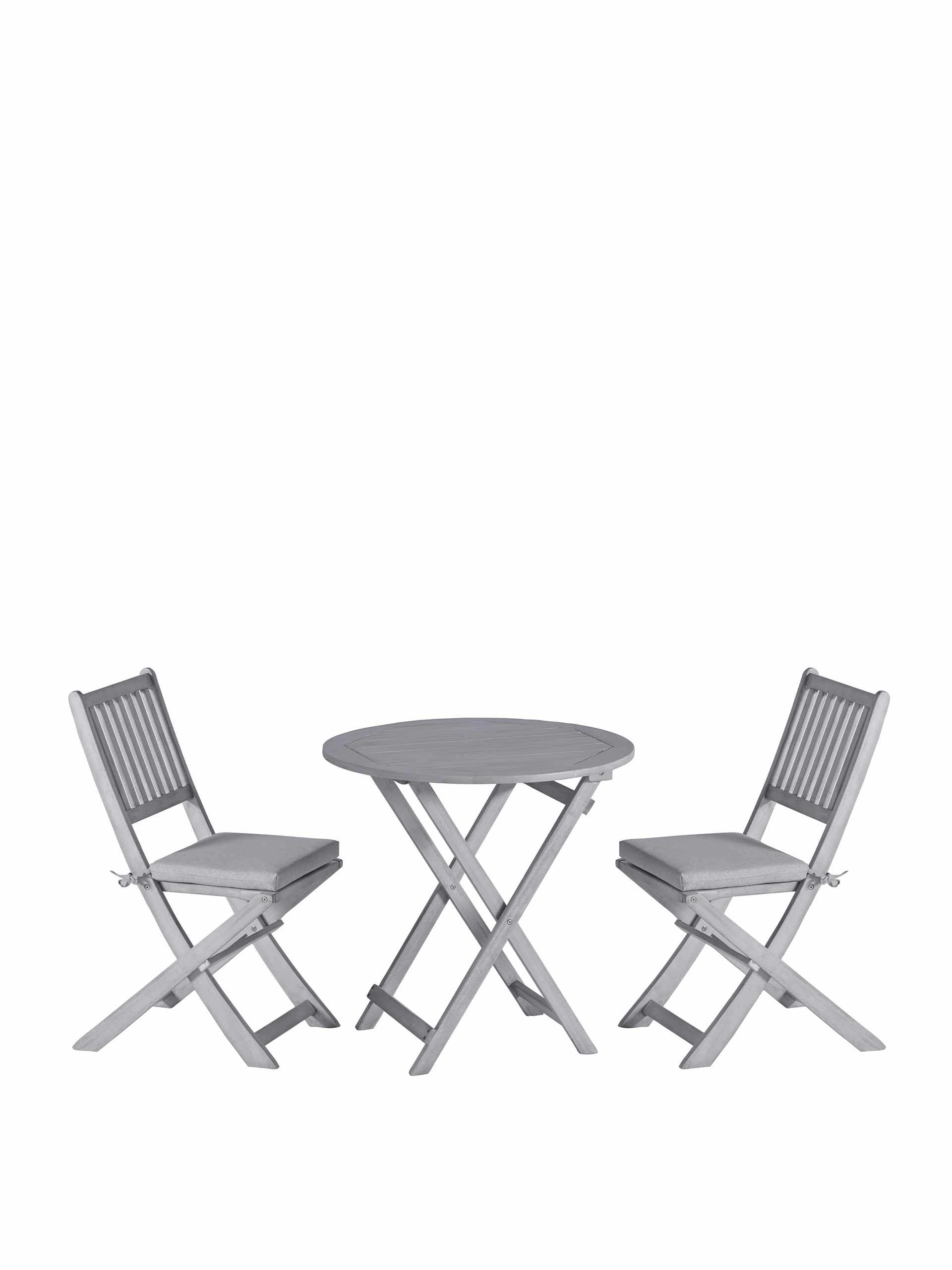 Table and two chairs garden set