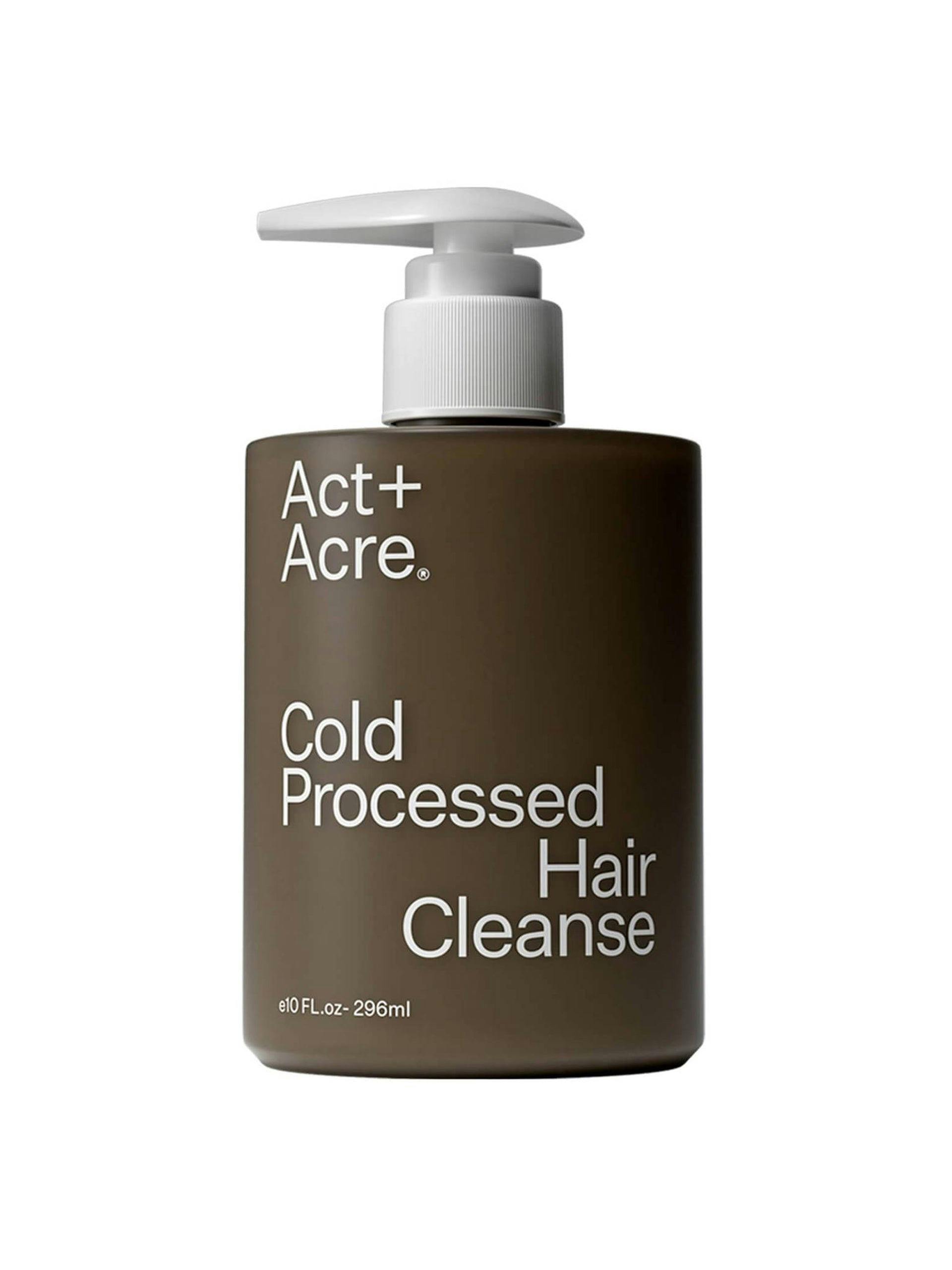 Cold processed hair shampoo