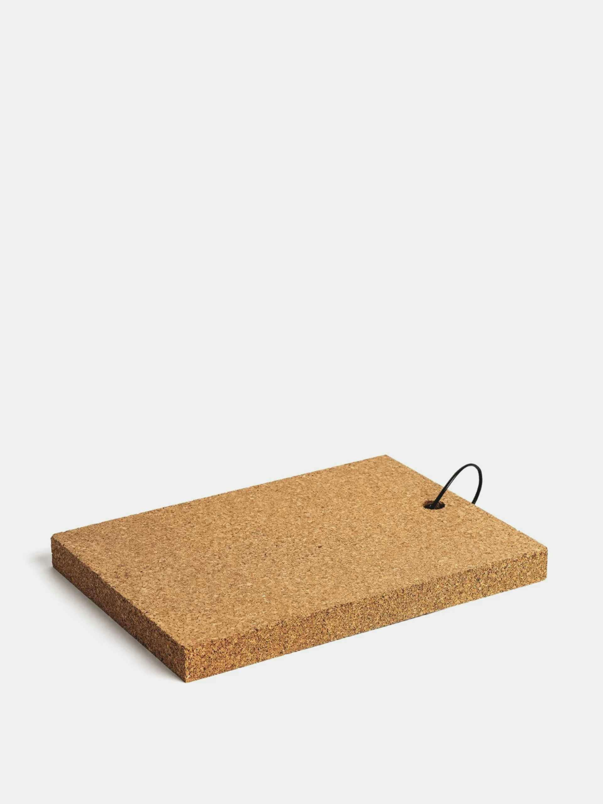 Rectangular cork board