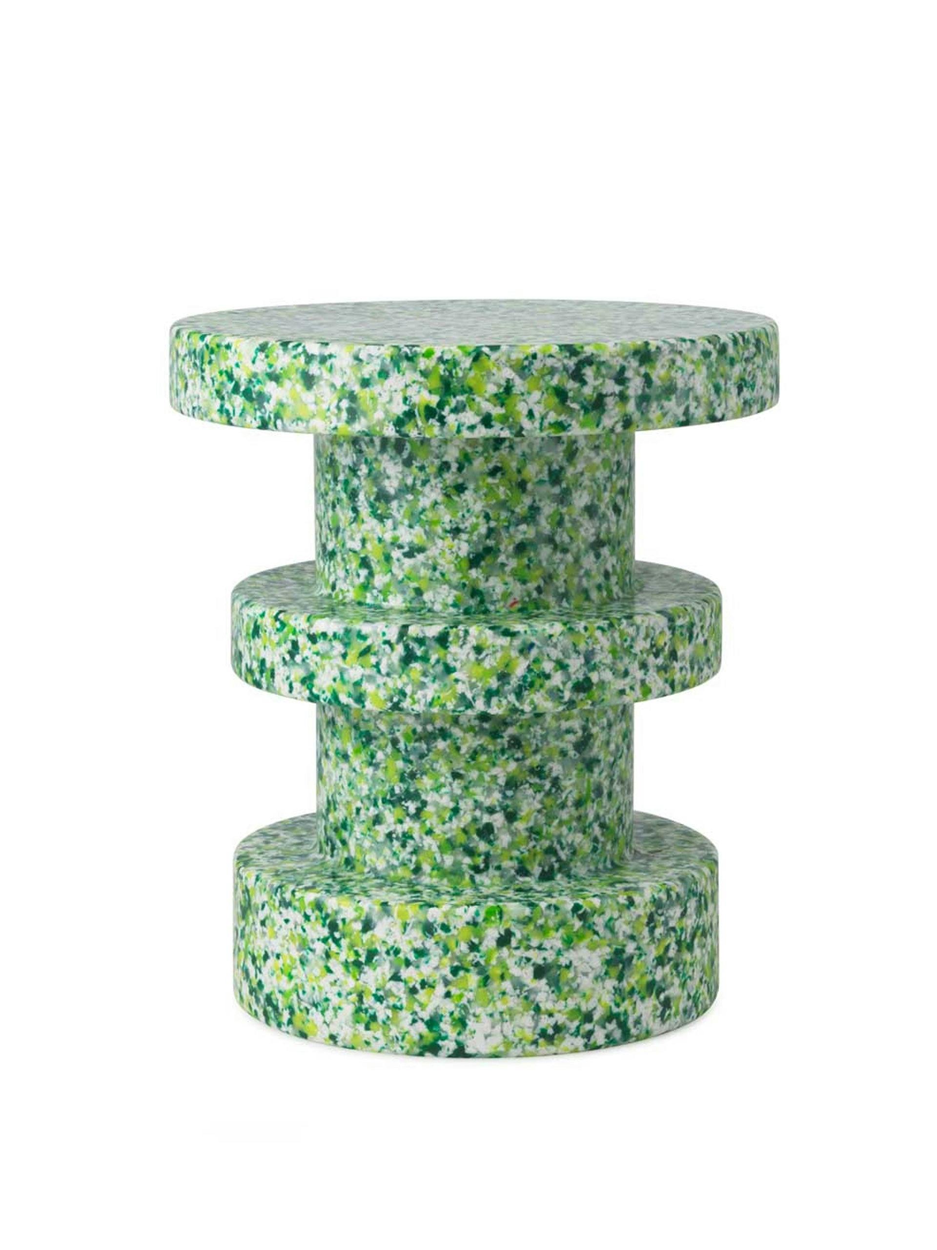 Green stack stool