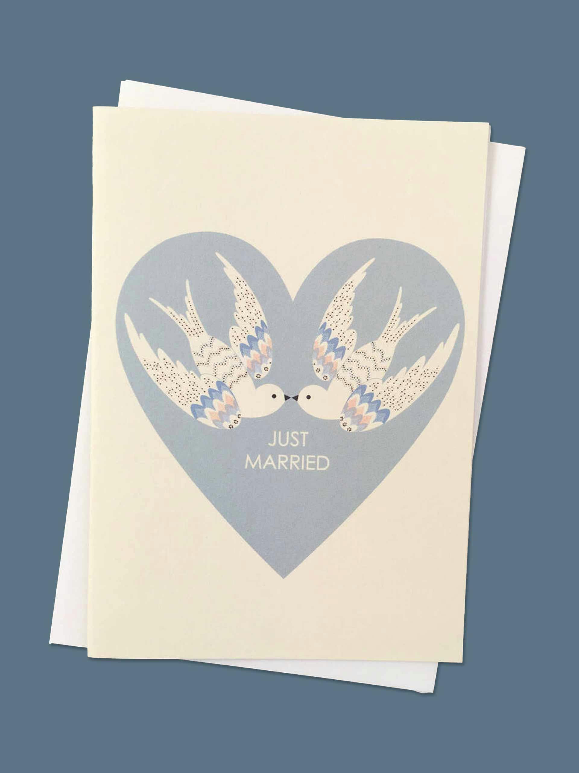 Just Married '  card