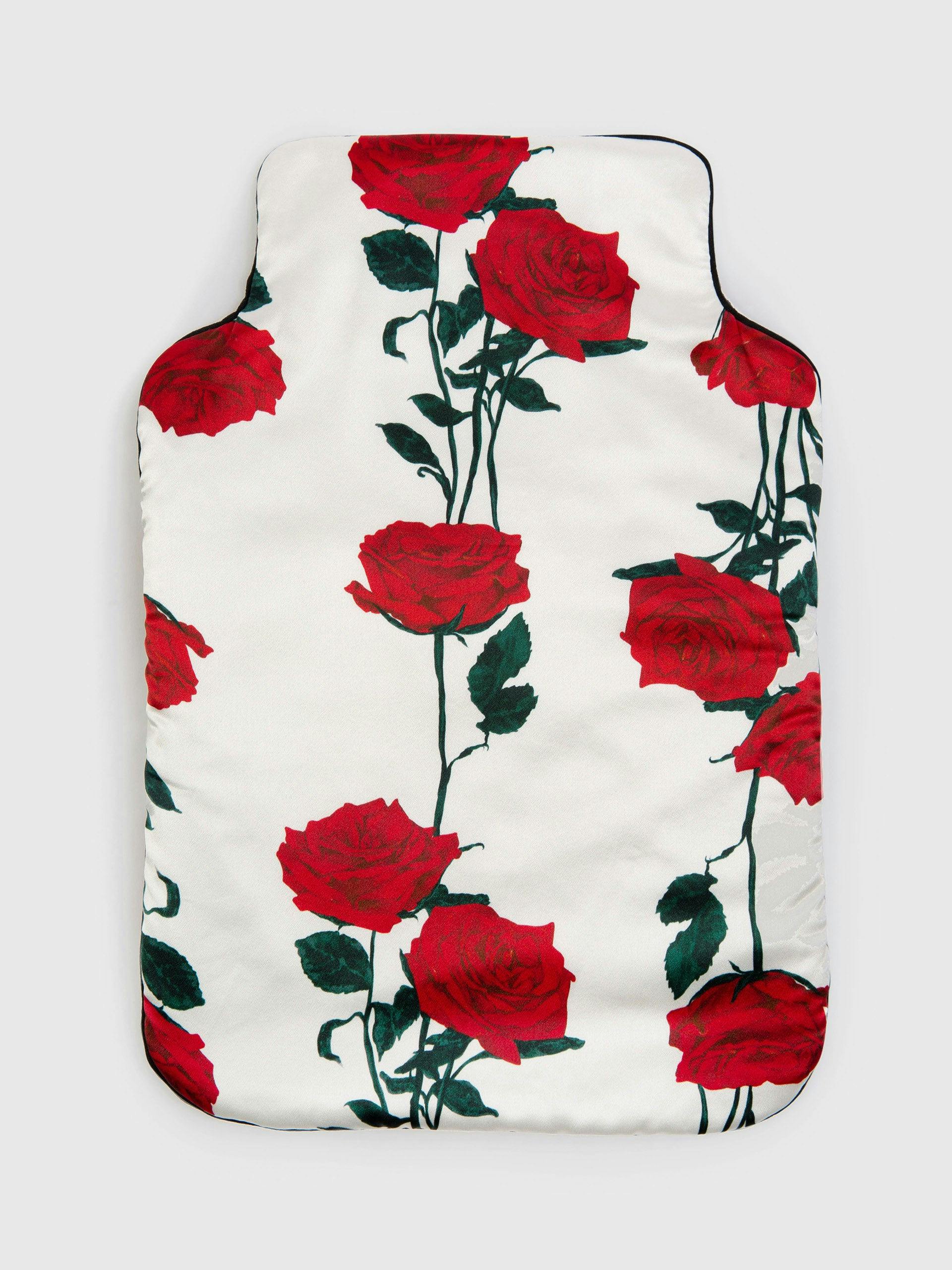 Floral hot-water bottle cover