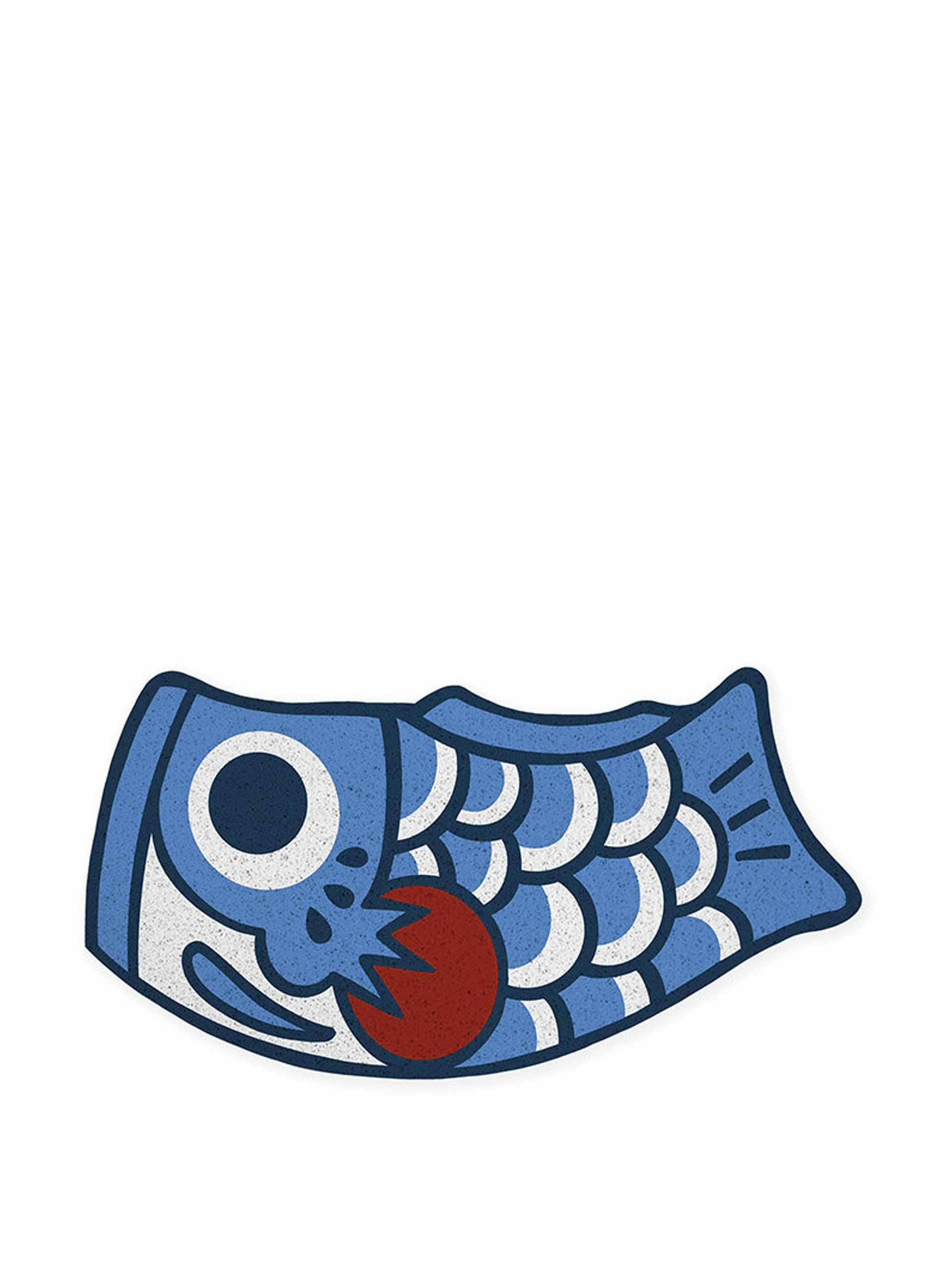 Outdoor koi fish doormat