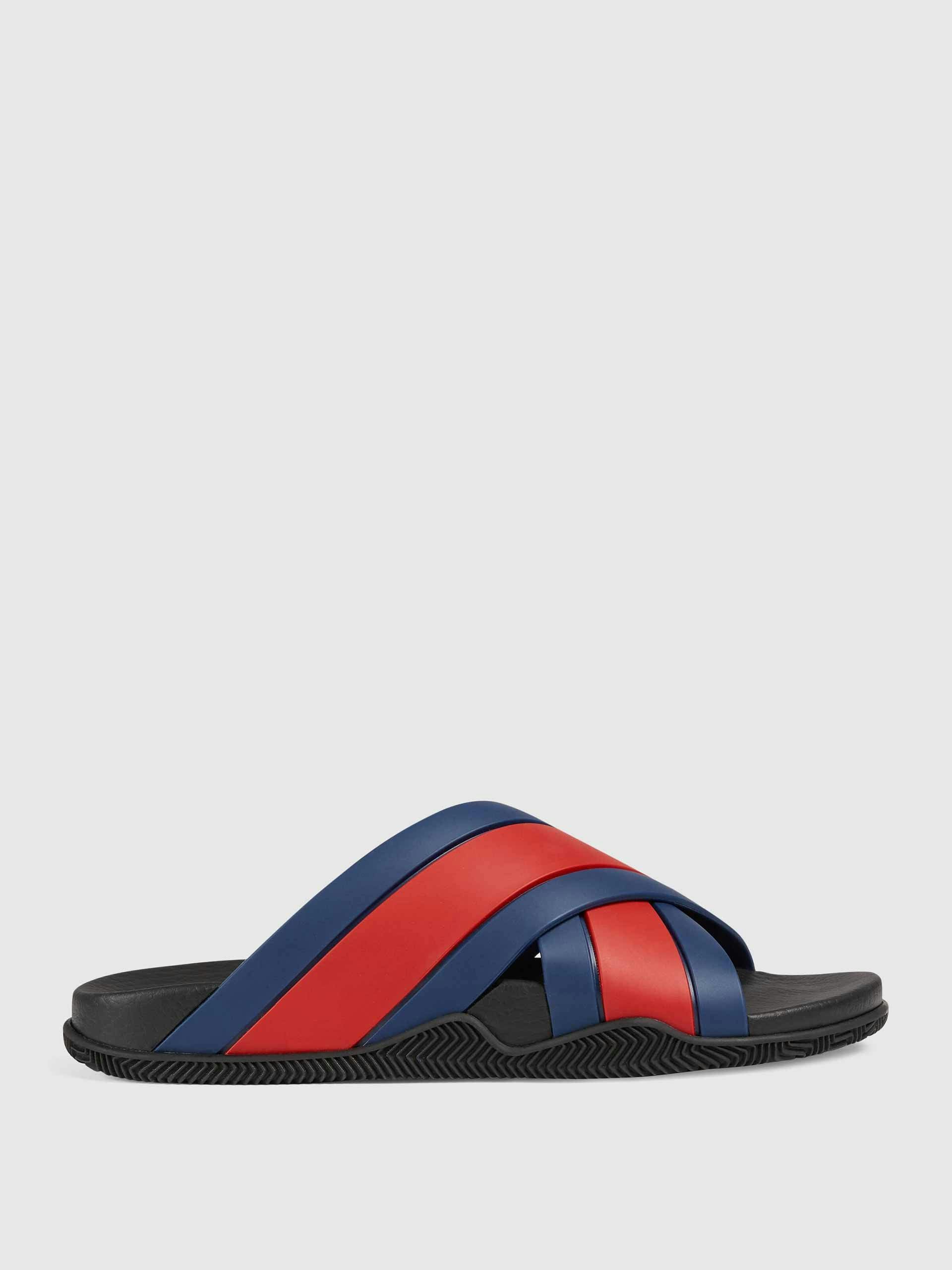 Red and blue slides
