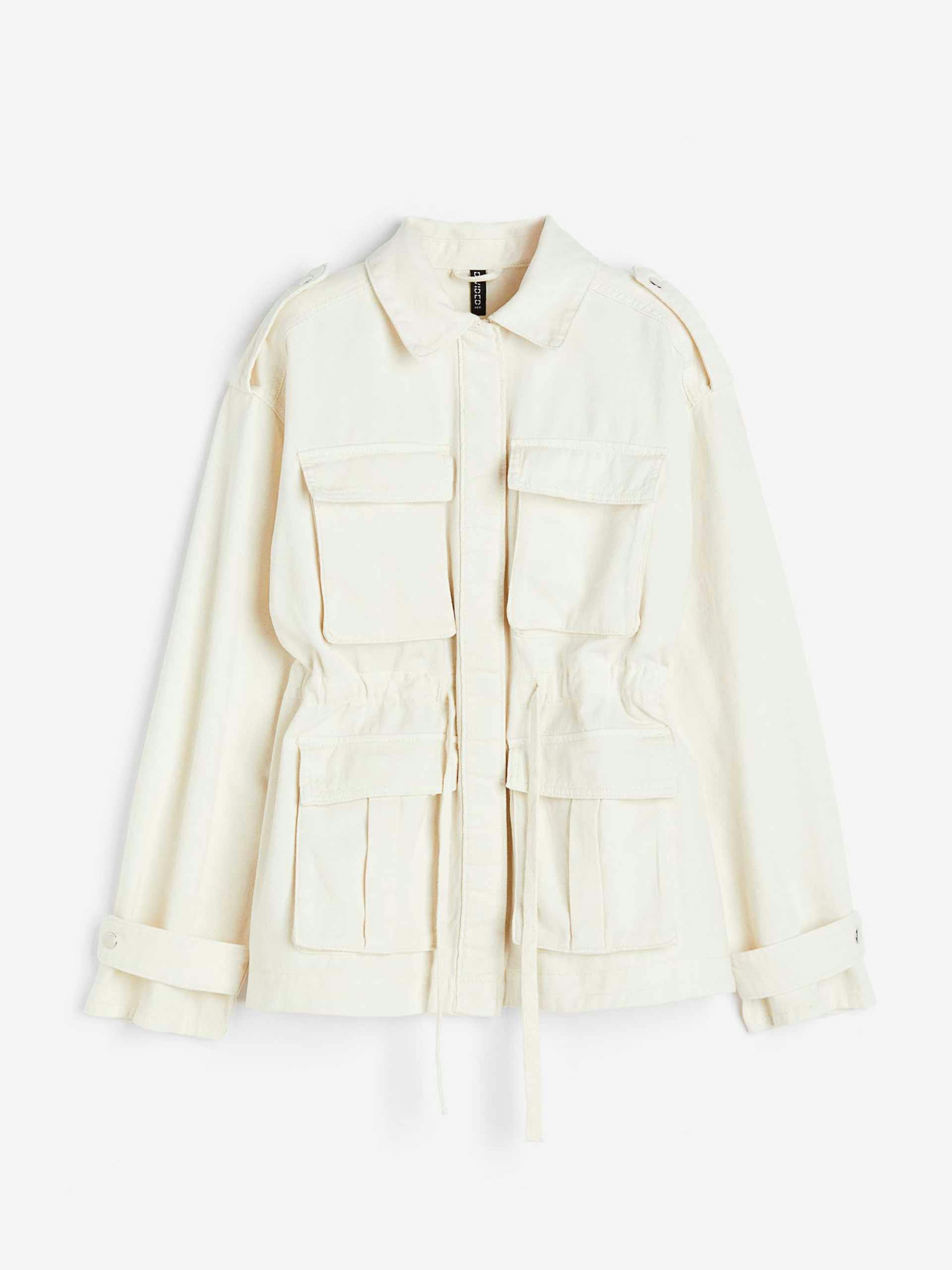 Cotton twill utility jacket