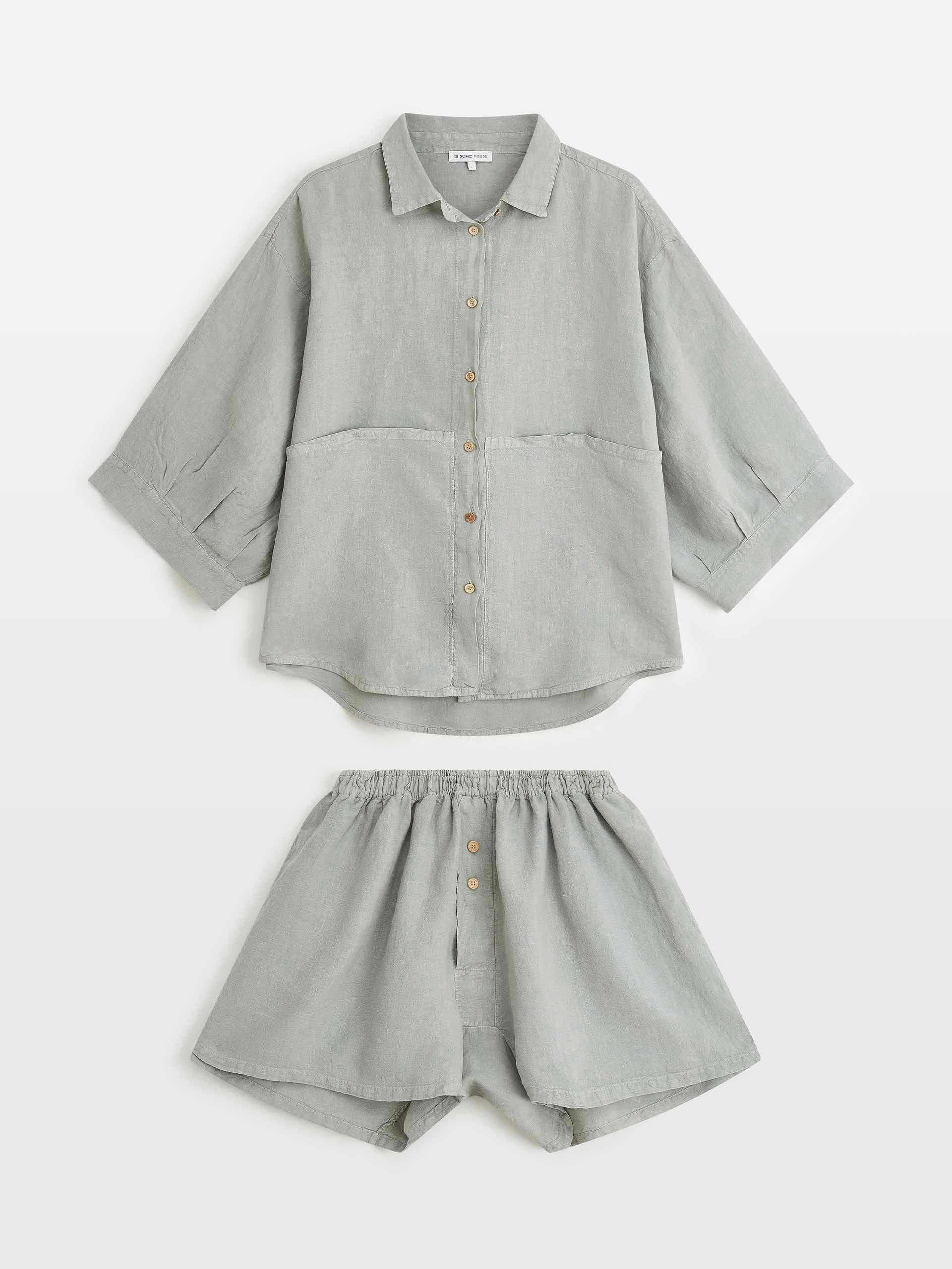 Linen short pyjamas