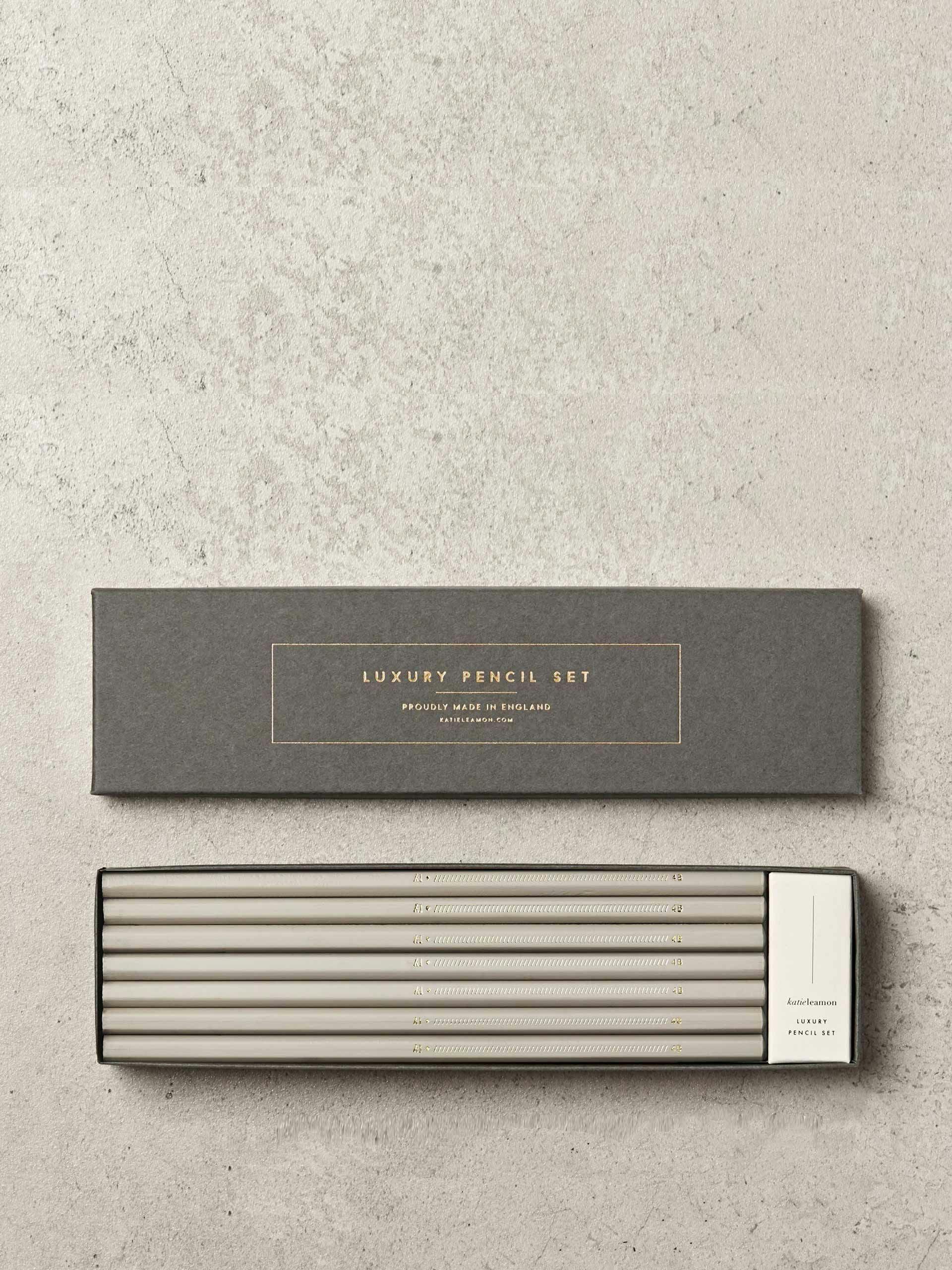 Grey boxed 4B pencils