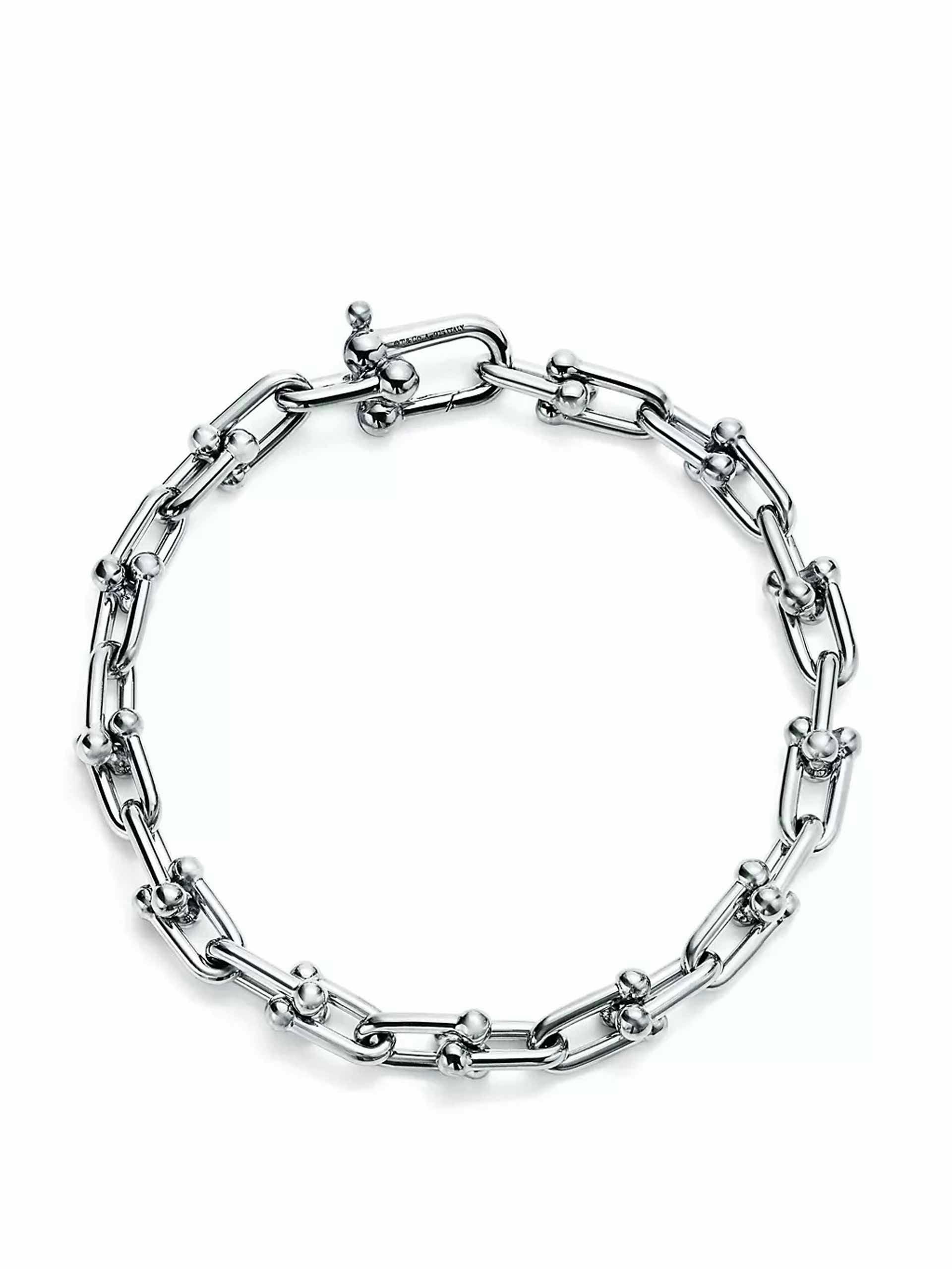 Link silver bracelet
