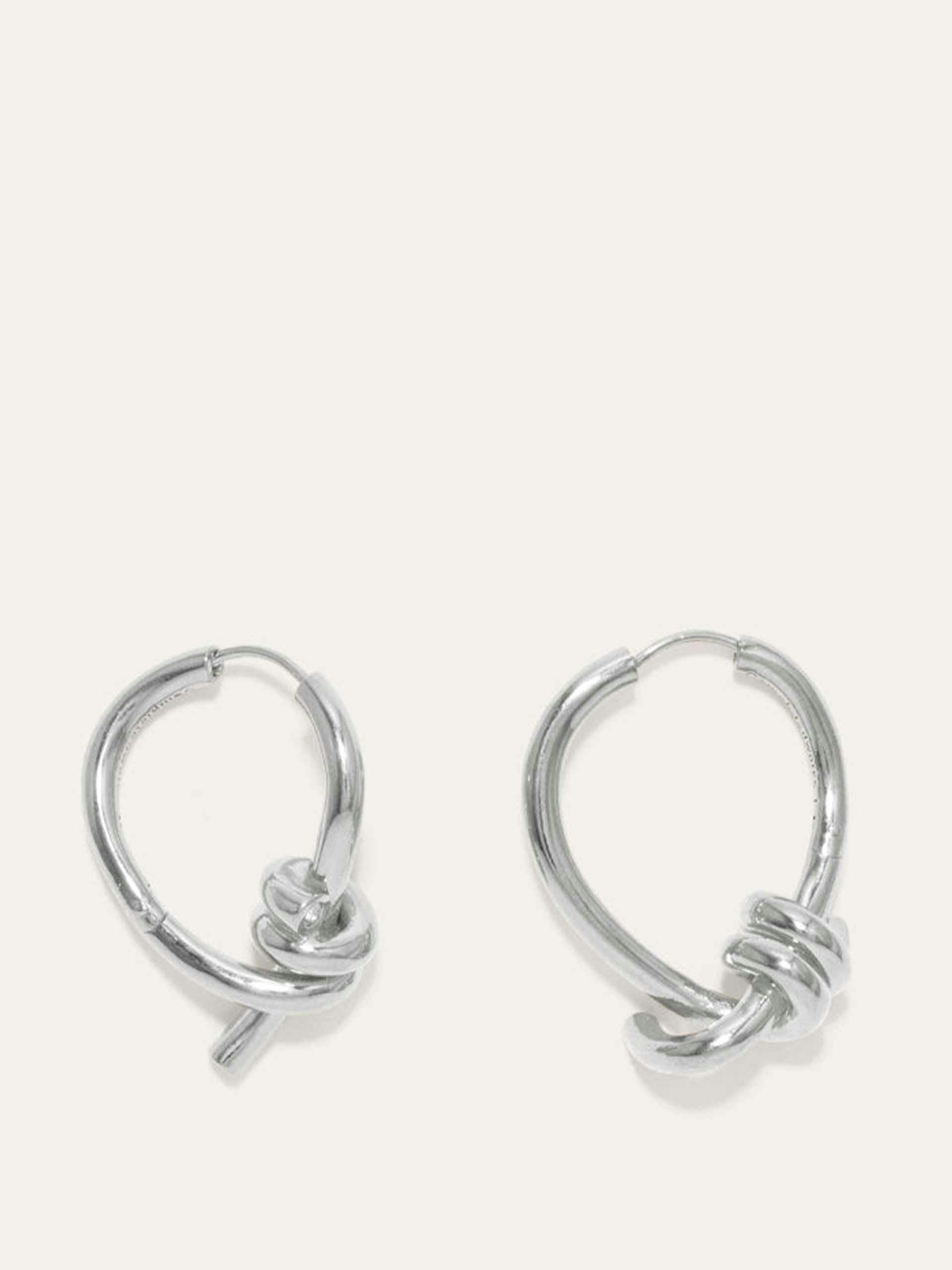 Platinum plated earrings