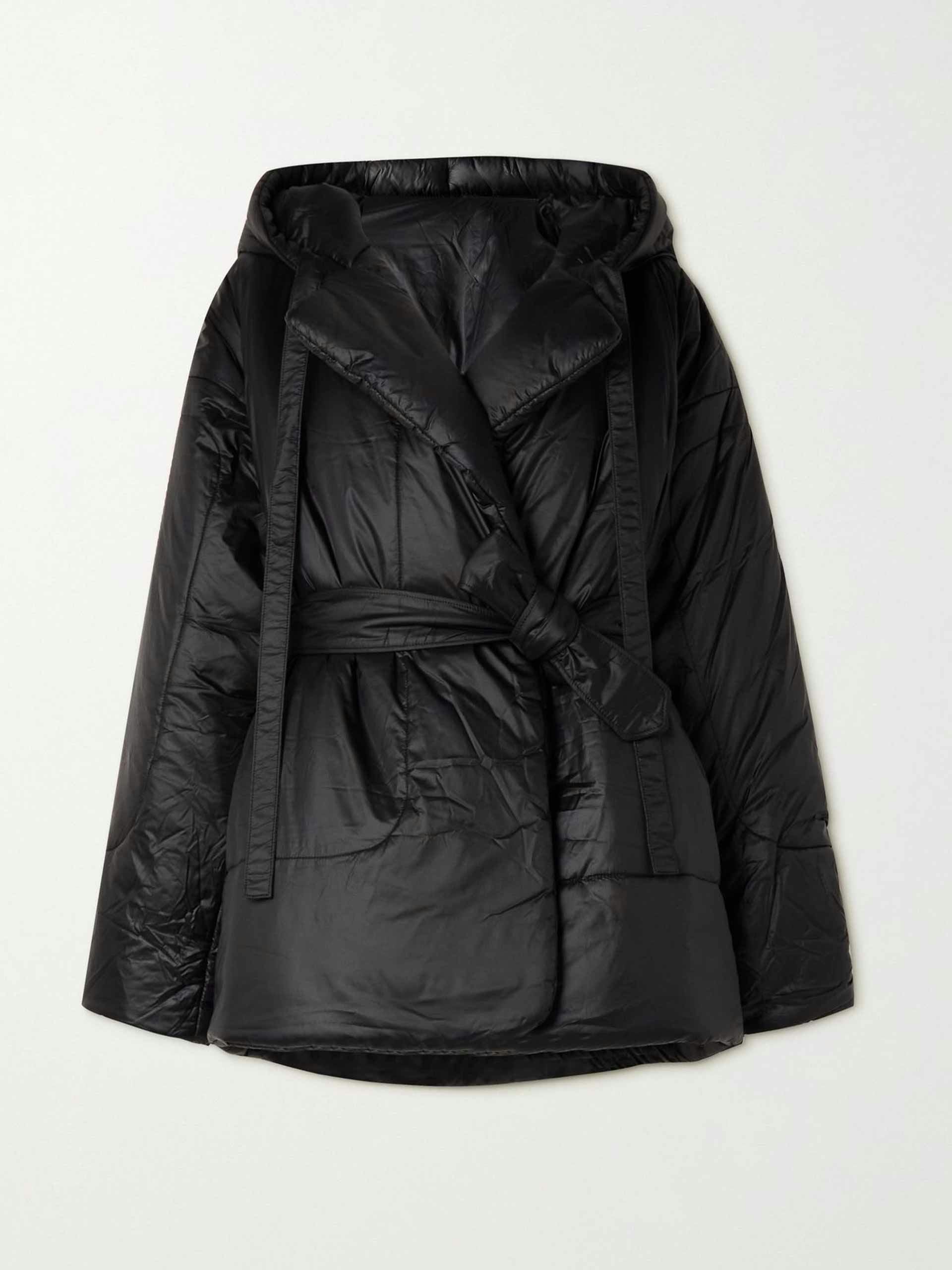 Reversible hooded padded shell jacket
