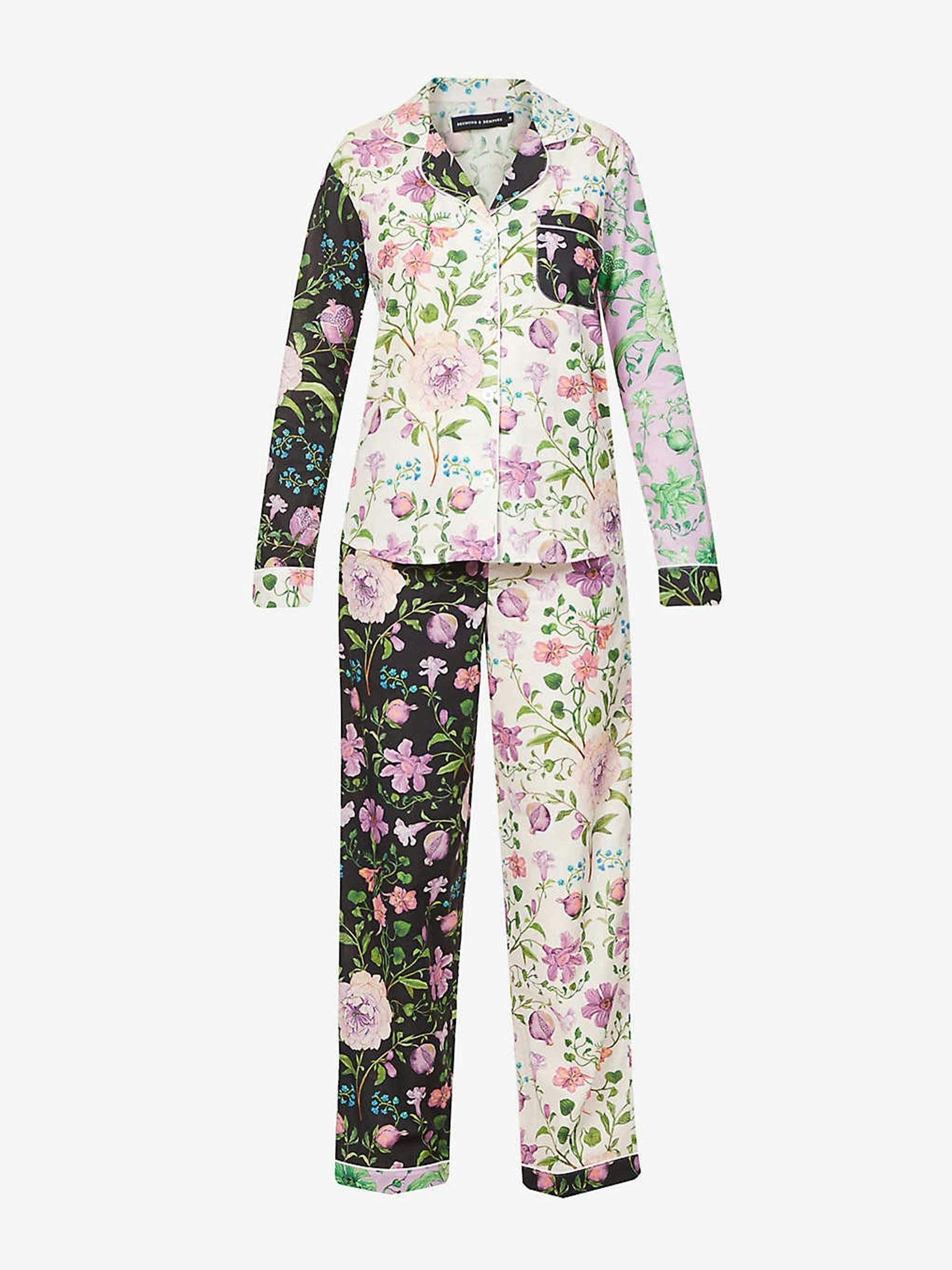 Persephone cotton-poplin pyjama set