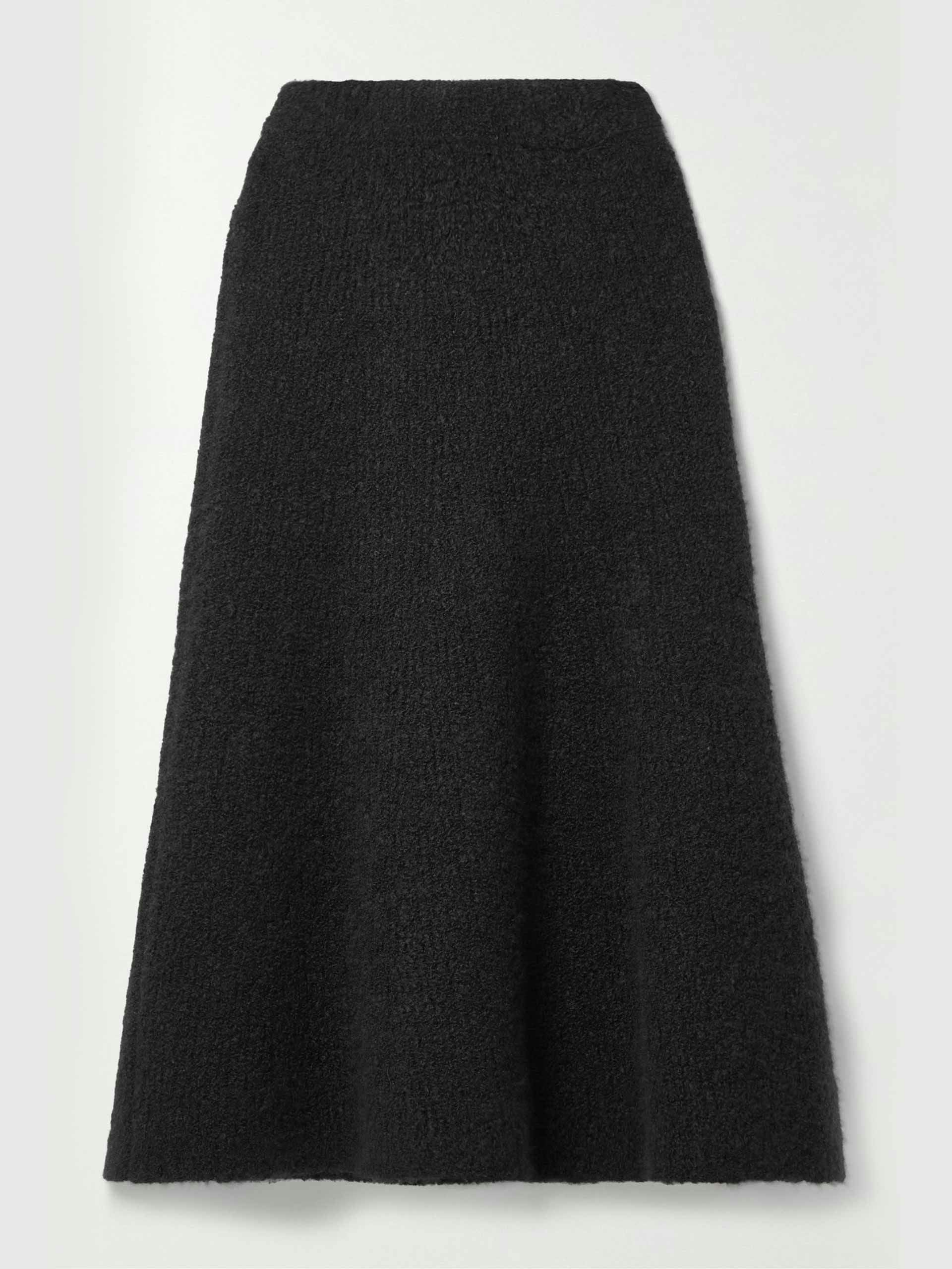 Cashmere and silk blend maxi skirt