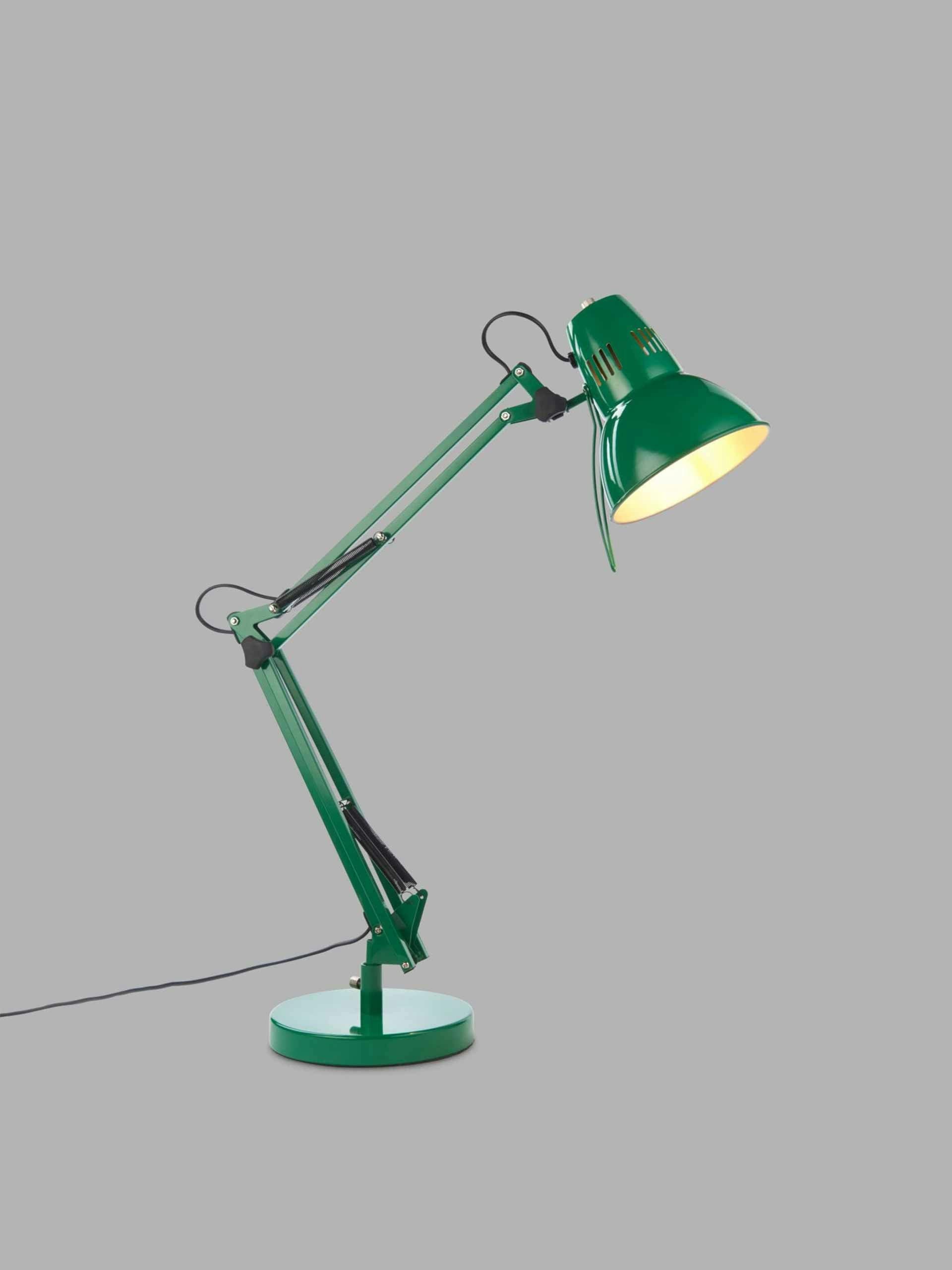 Green desk lamp