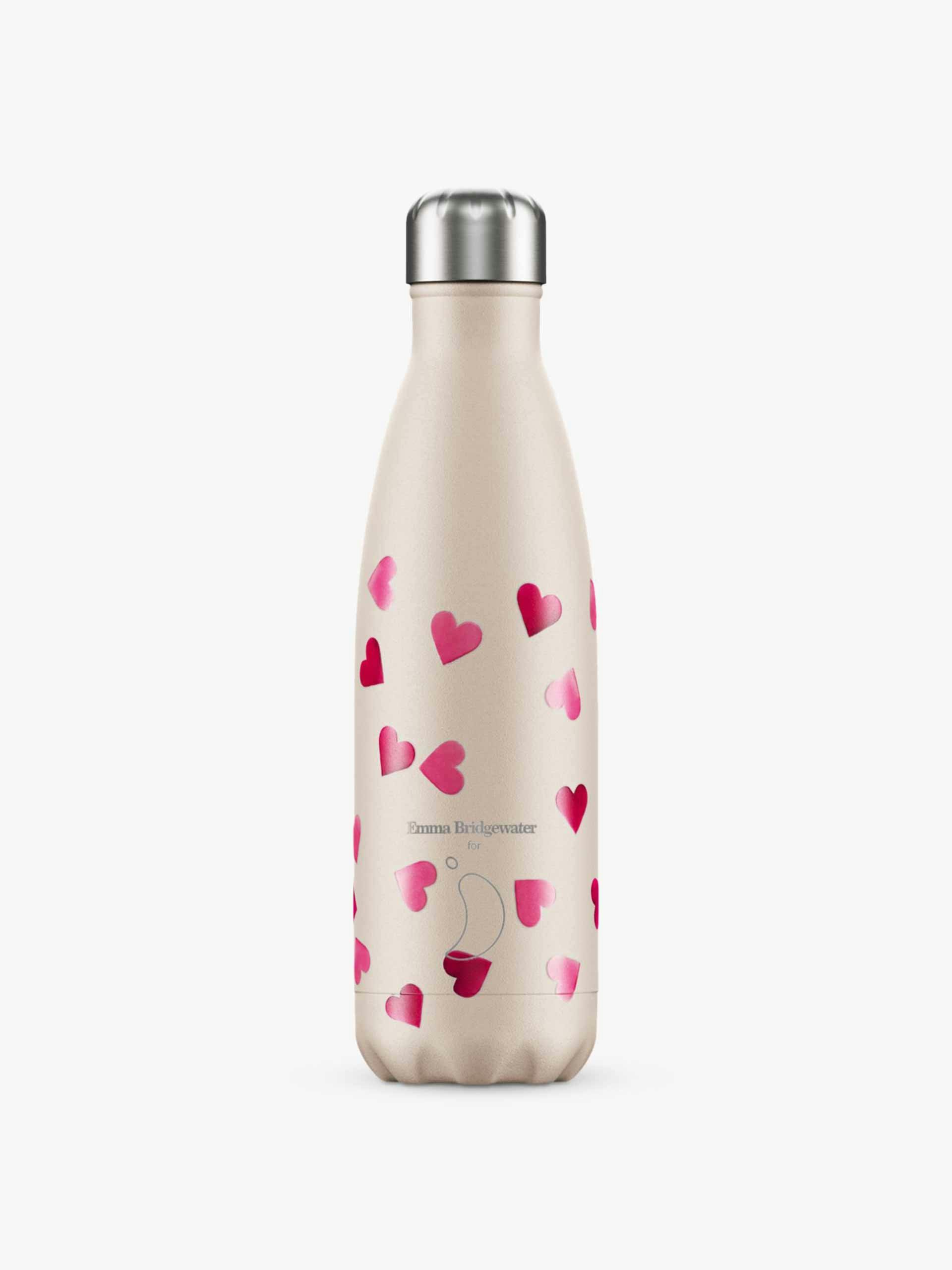 Heart print drinks bottle
