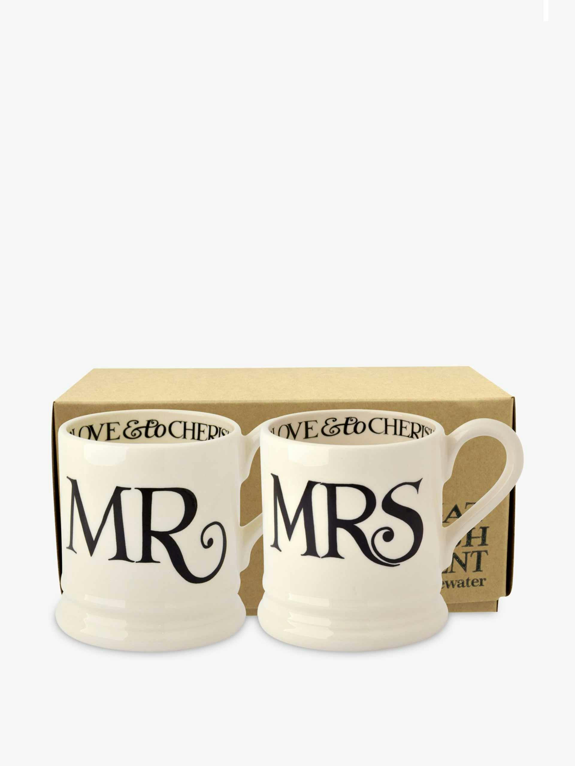 Mr and Mrs mugs (set of 2)
