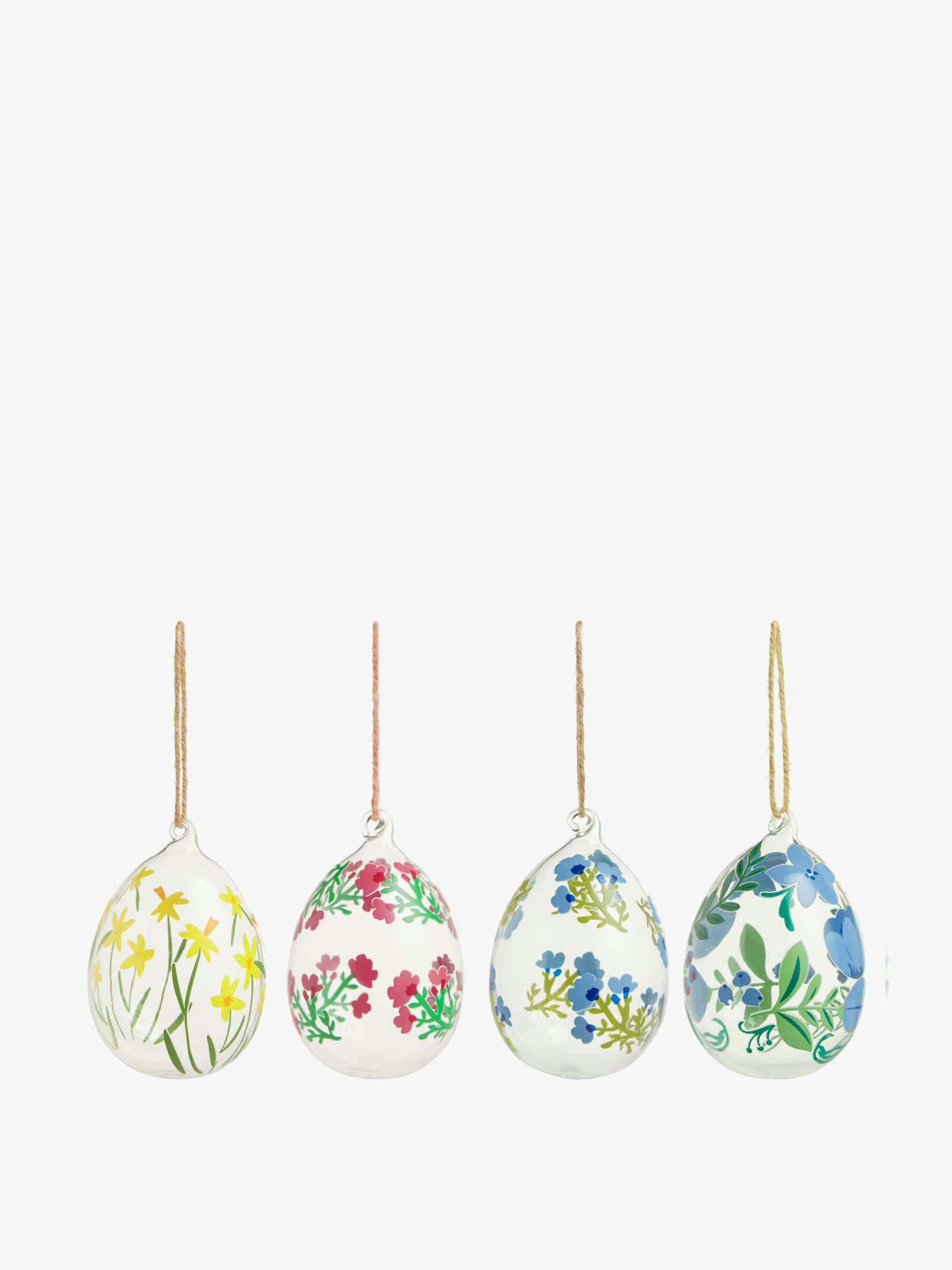 Glass painted eggs (set of 4)
