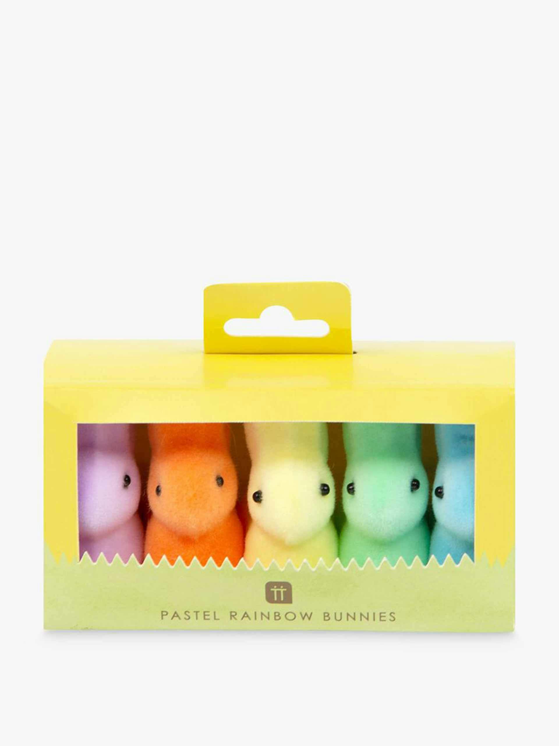 Rainbow bunny decorations