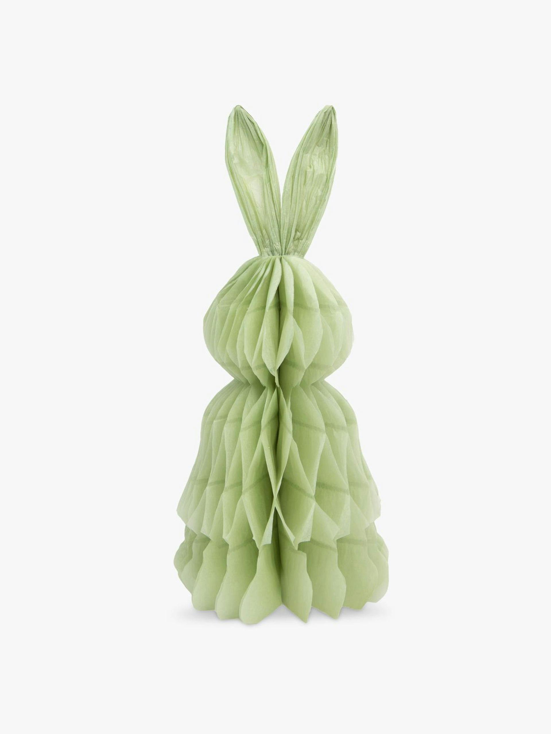 Green Paper rabbit decoration