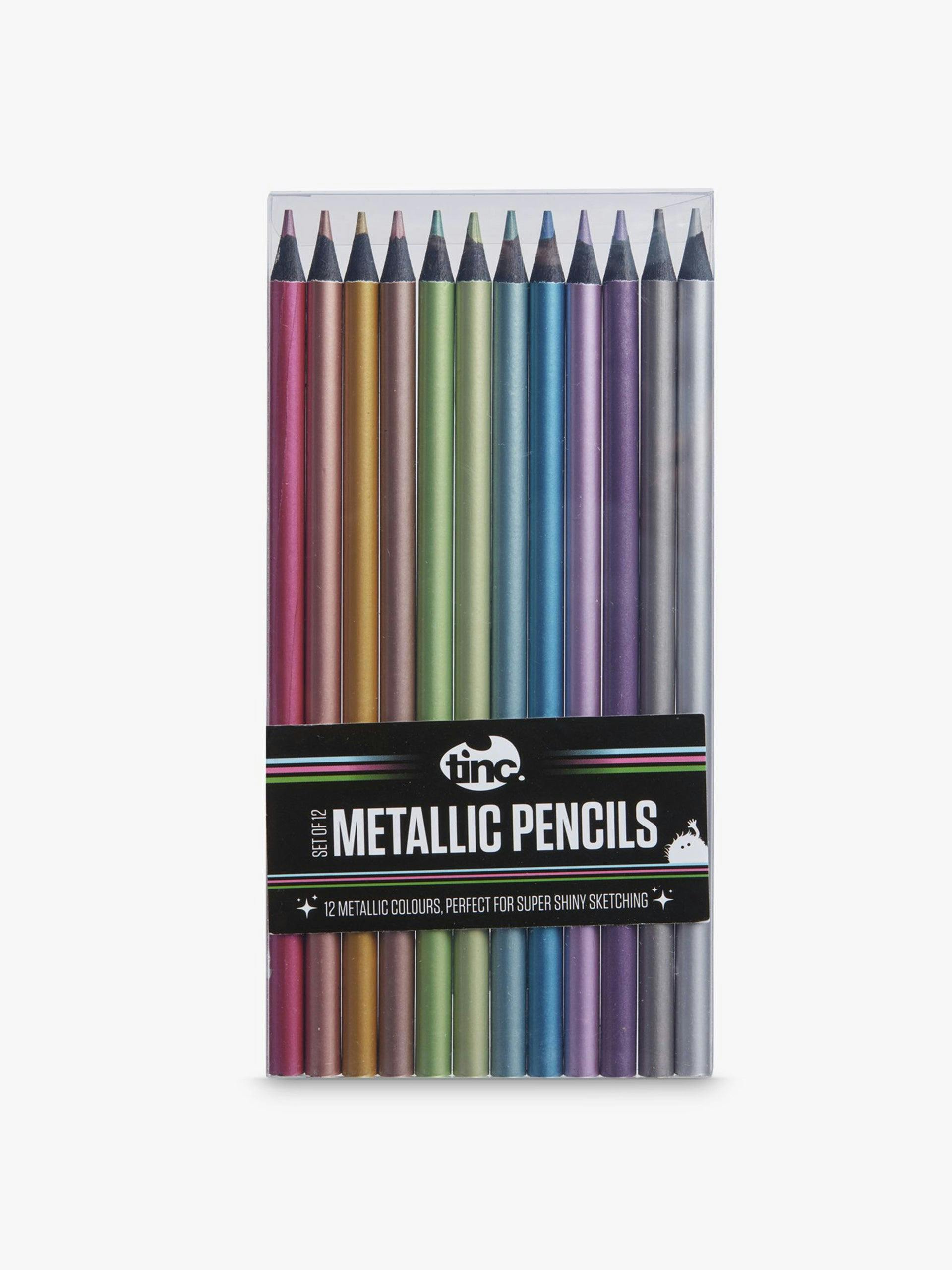 Metallic pencil set