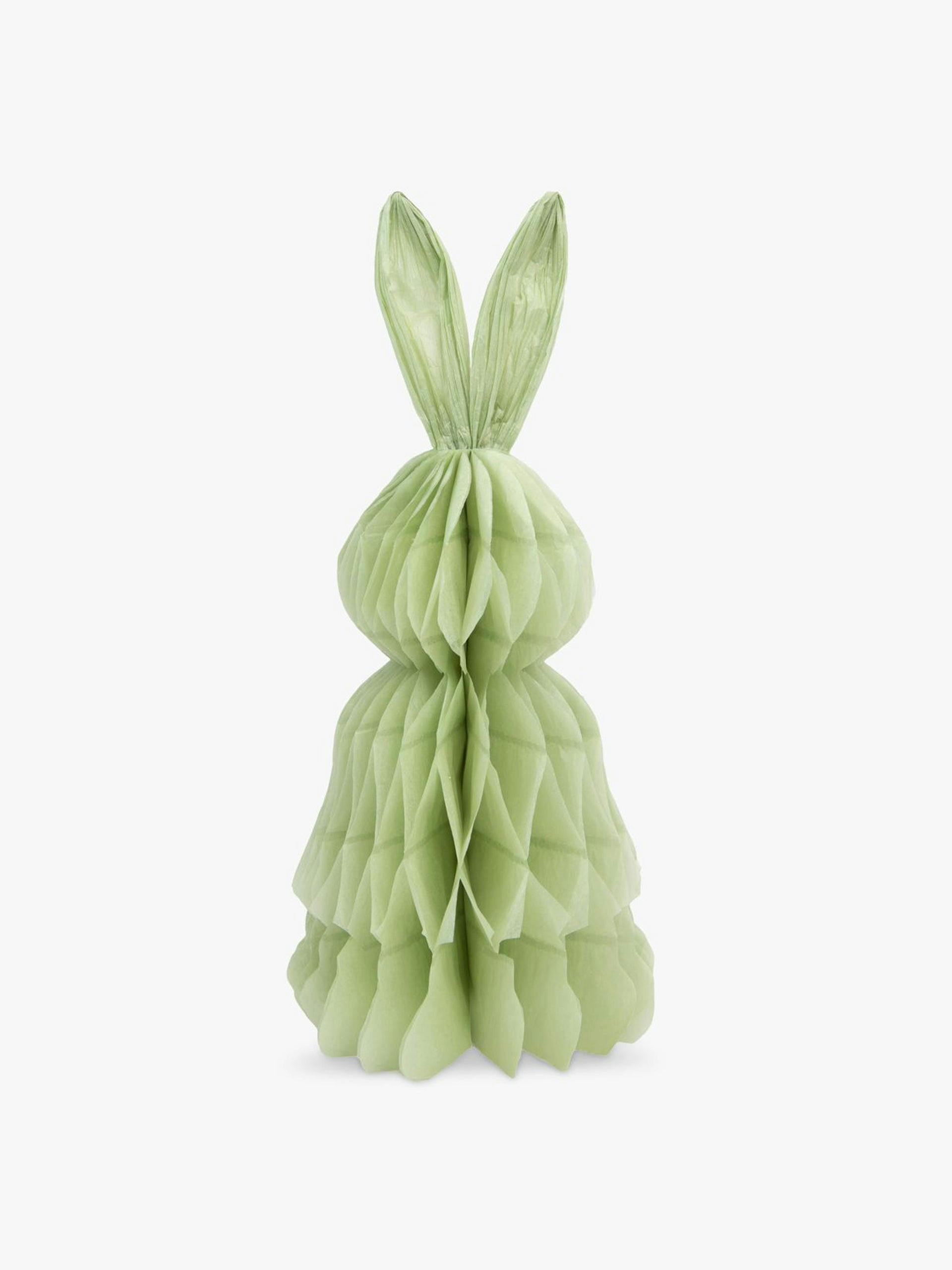 Honeycomb paper rabbit decoration
