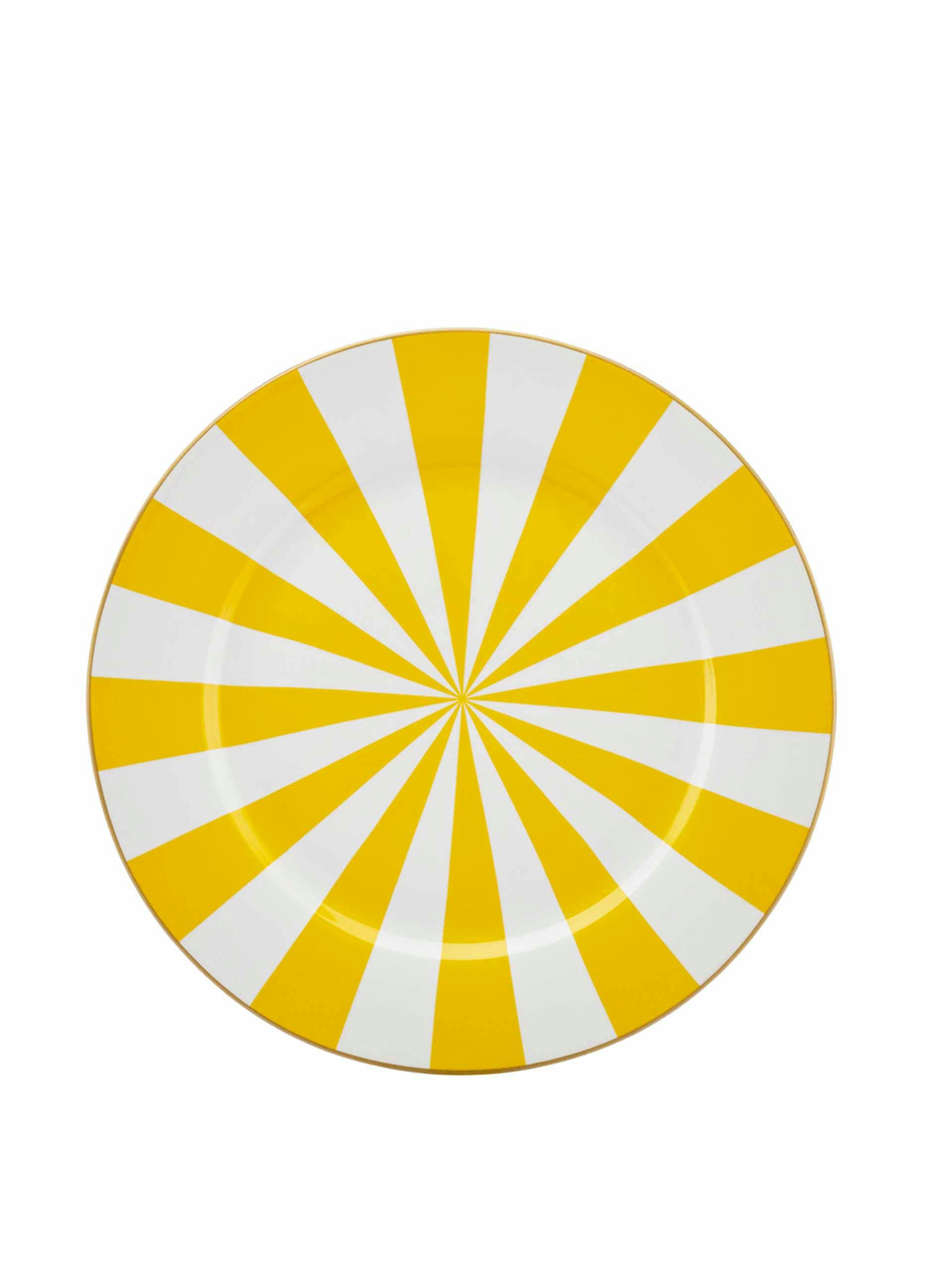 Circus yellow side plate