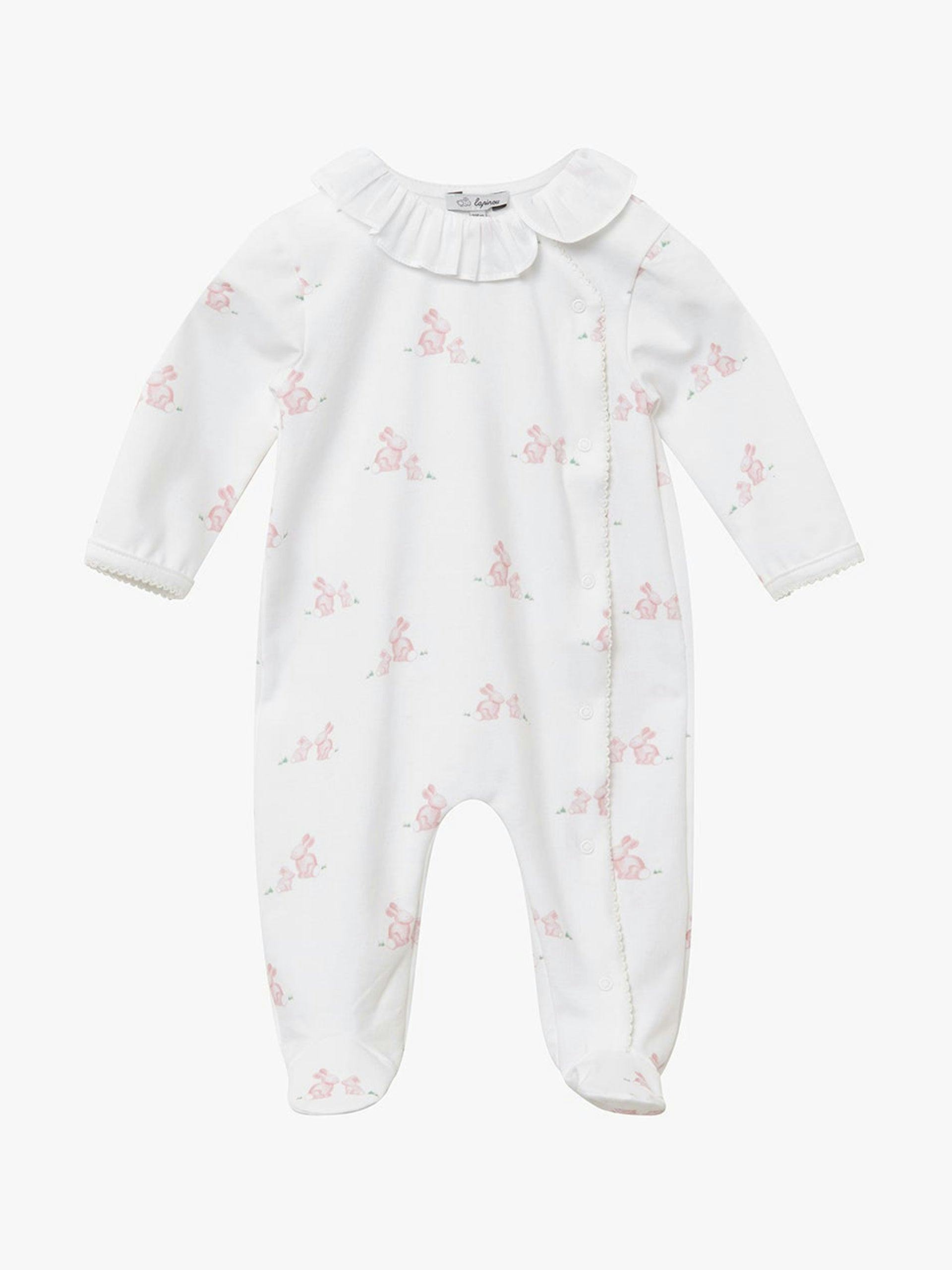 Pink bunny all-in-one for little ones