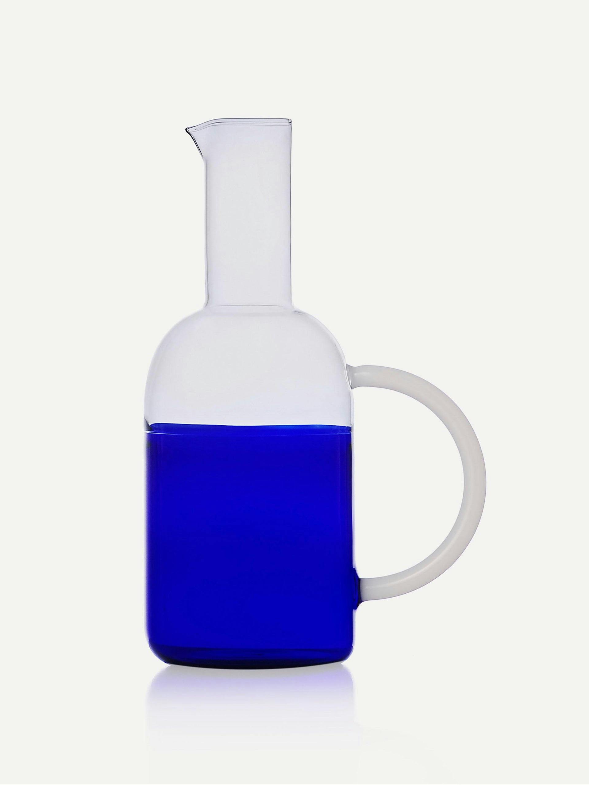 Blue Tequila Sunrise glass jug