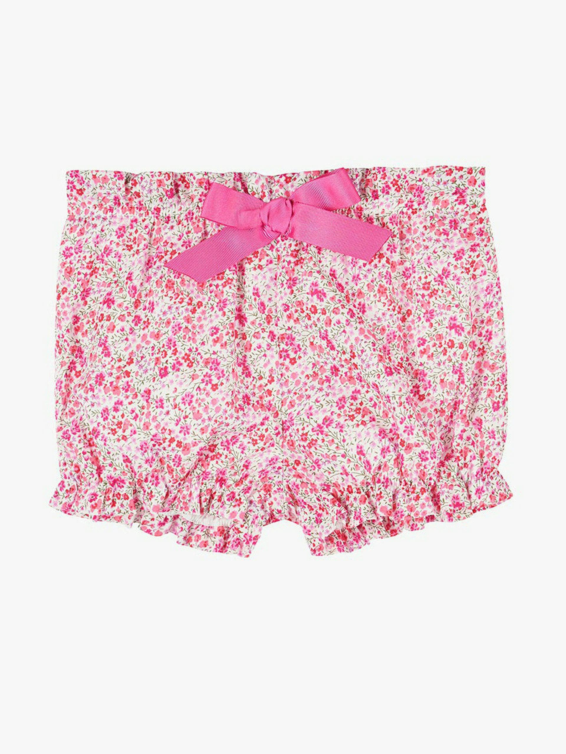 Little girls bloomers in pink Phoebe print