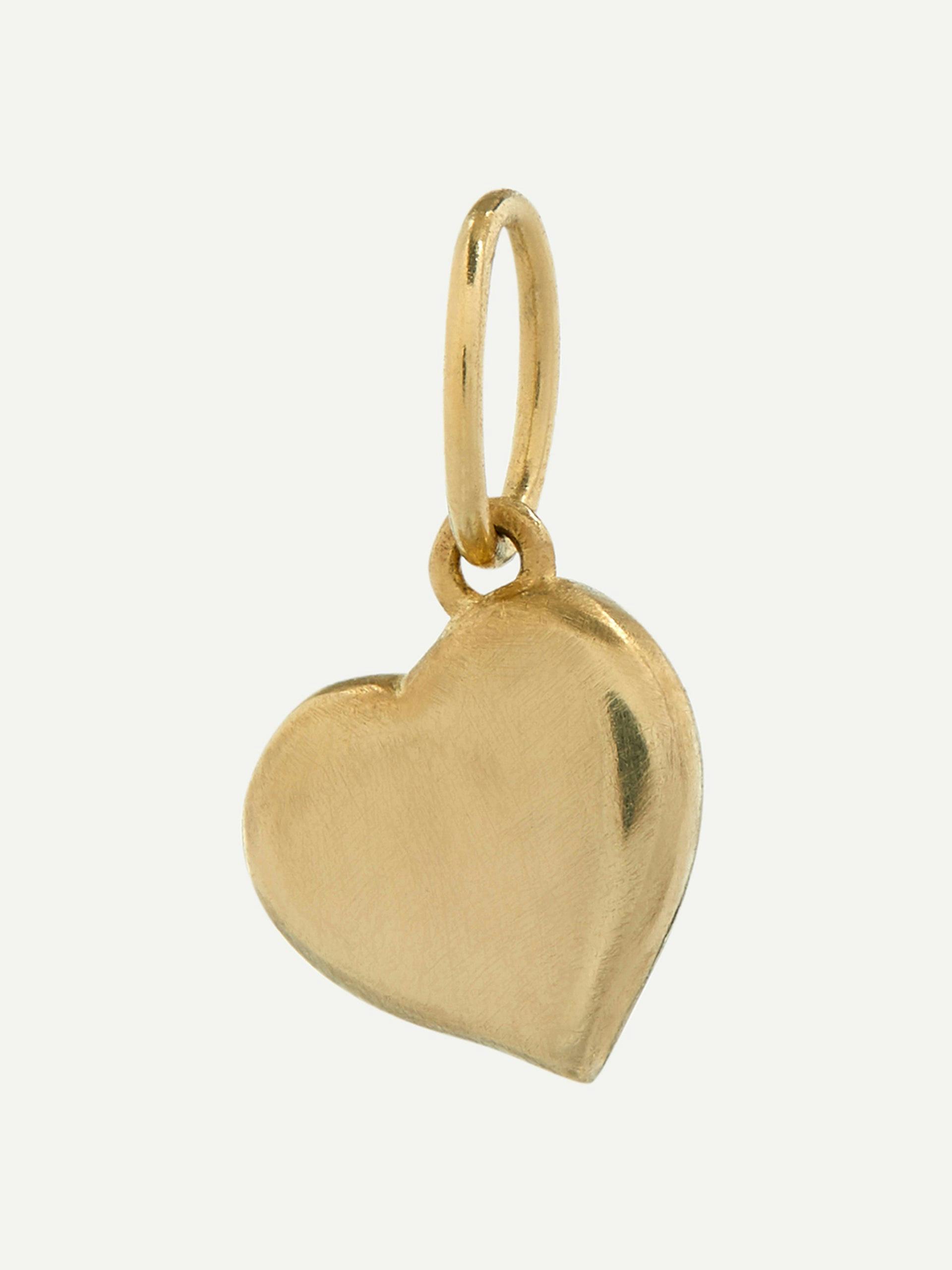 9kt Gold spring love small heart pendant