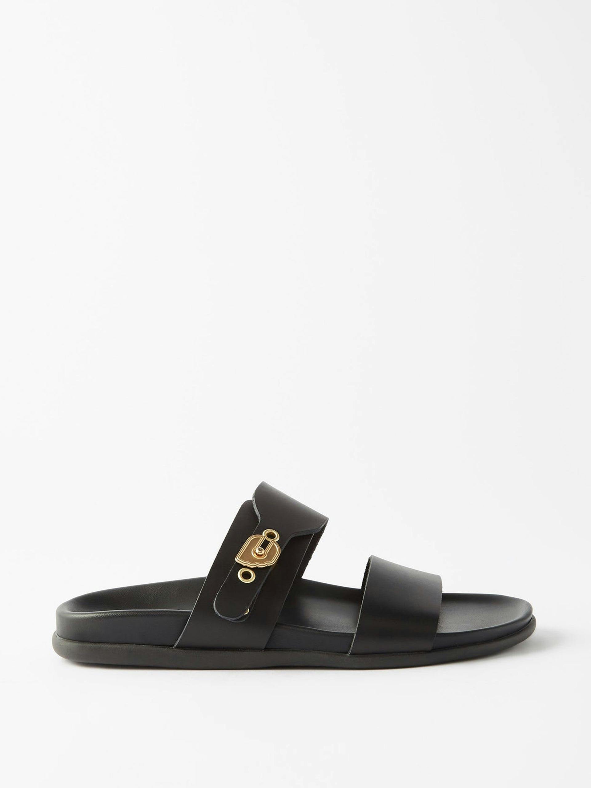 Latria buckled leather sandals