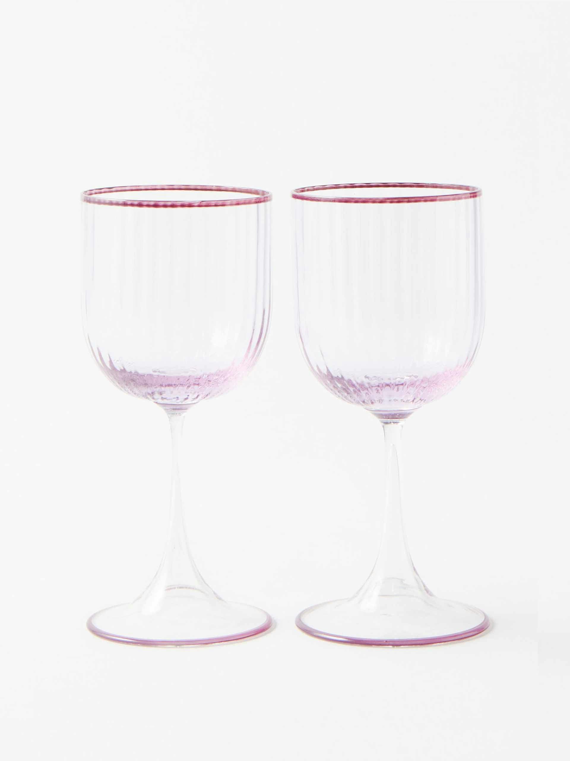 Red wine glasses (set of 2)