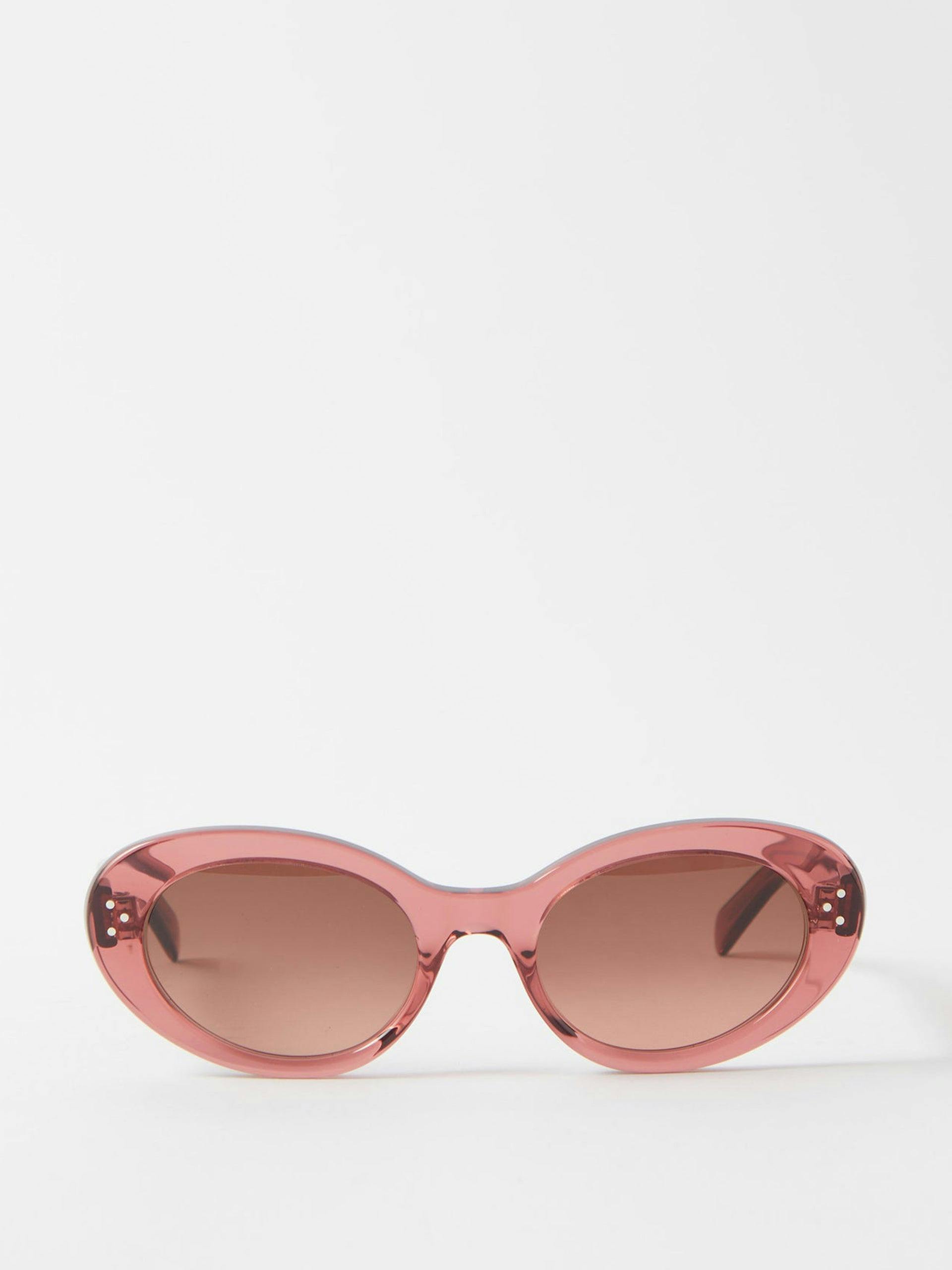 Bold Story cat-eye acetate sunglasses