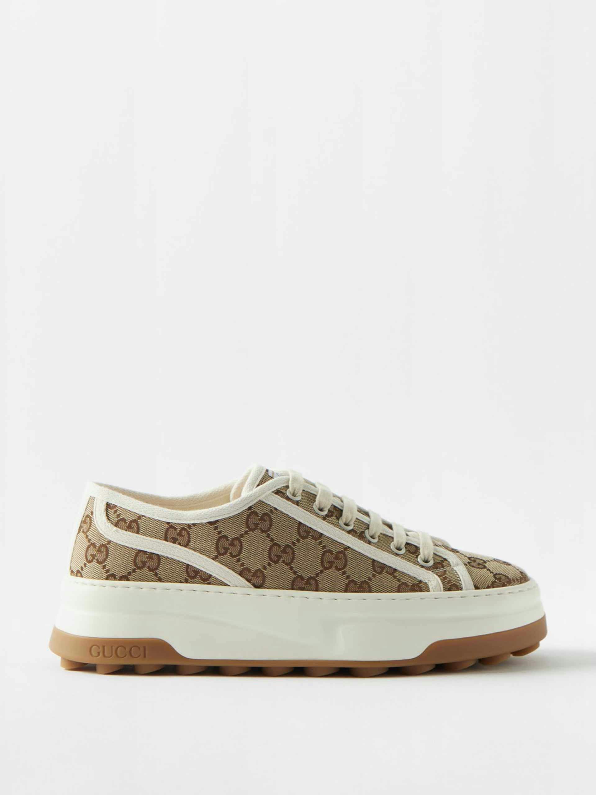 Chunky-sole GG-canvas trainers