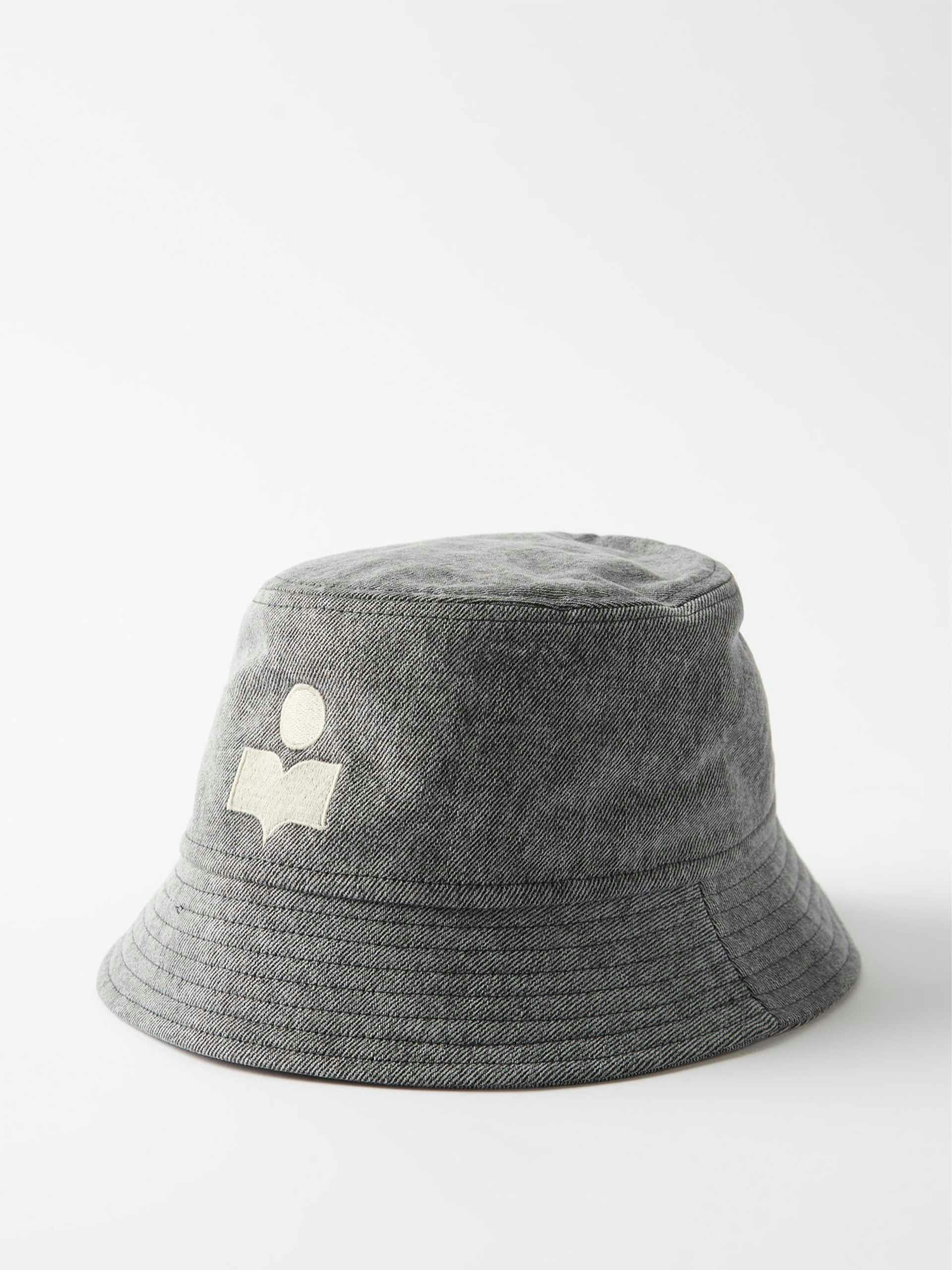Haley logo-embroidered twill bucket hat