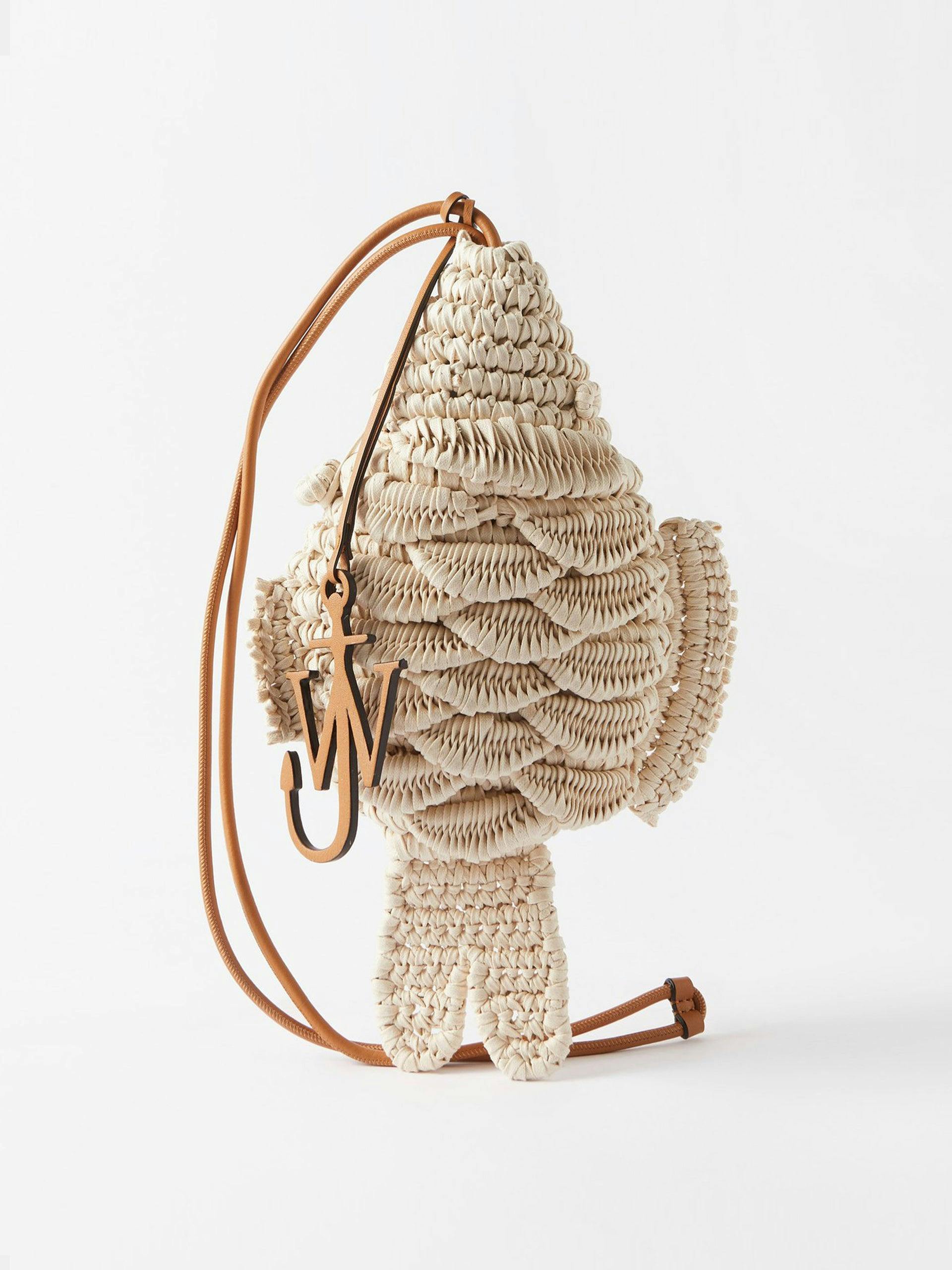 Fish crochet bag