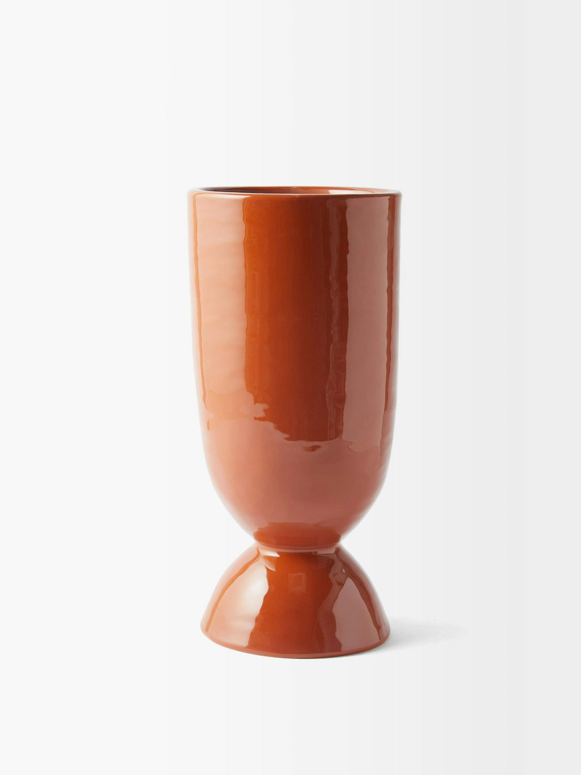 Santa ceramic vase