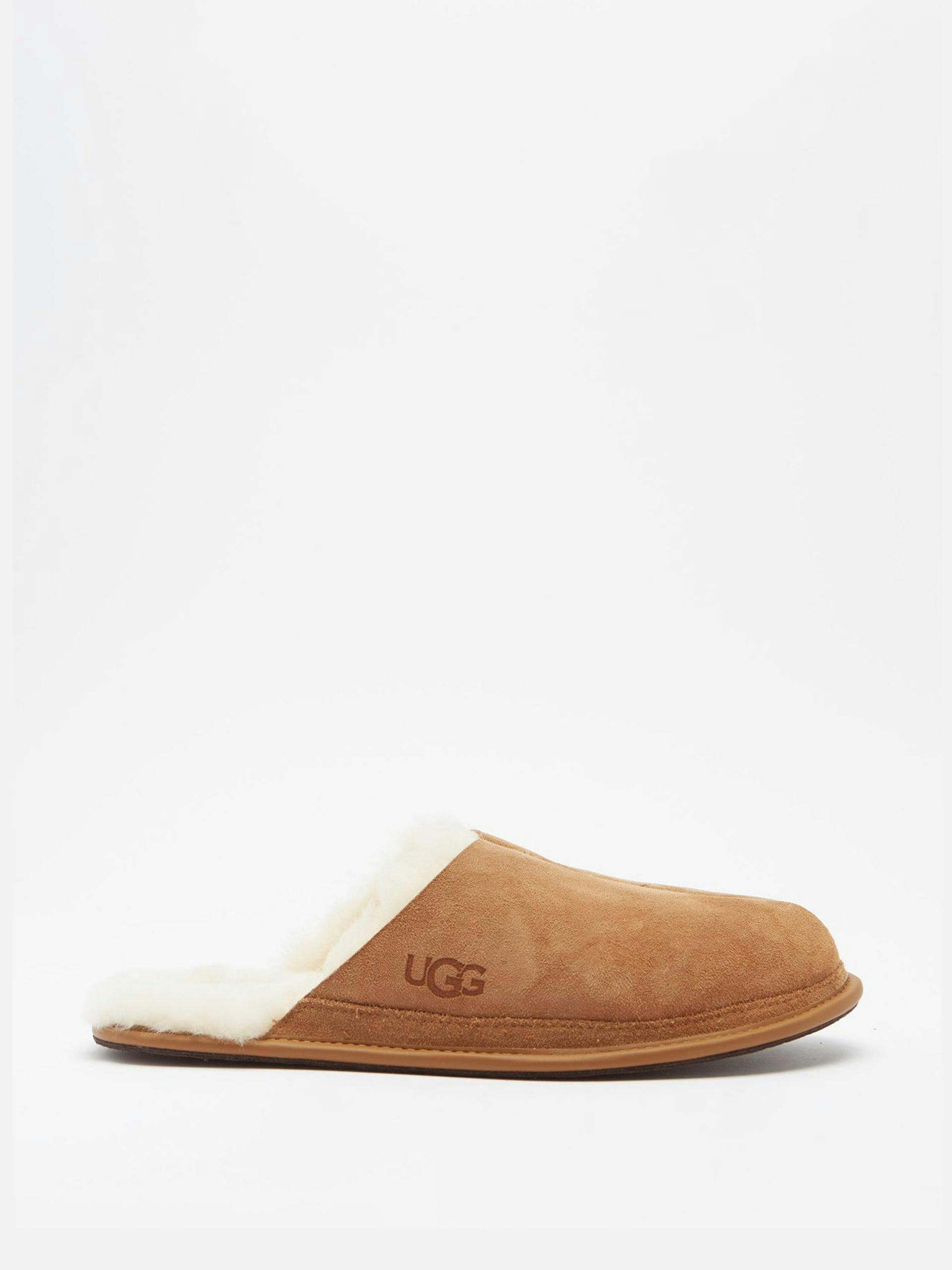 Hyde shearling-lined suede slippers