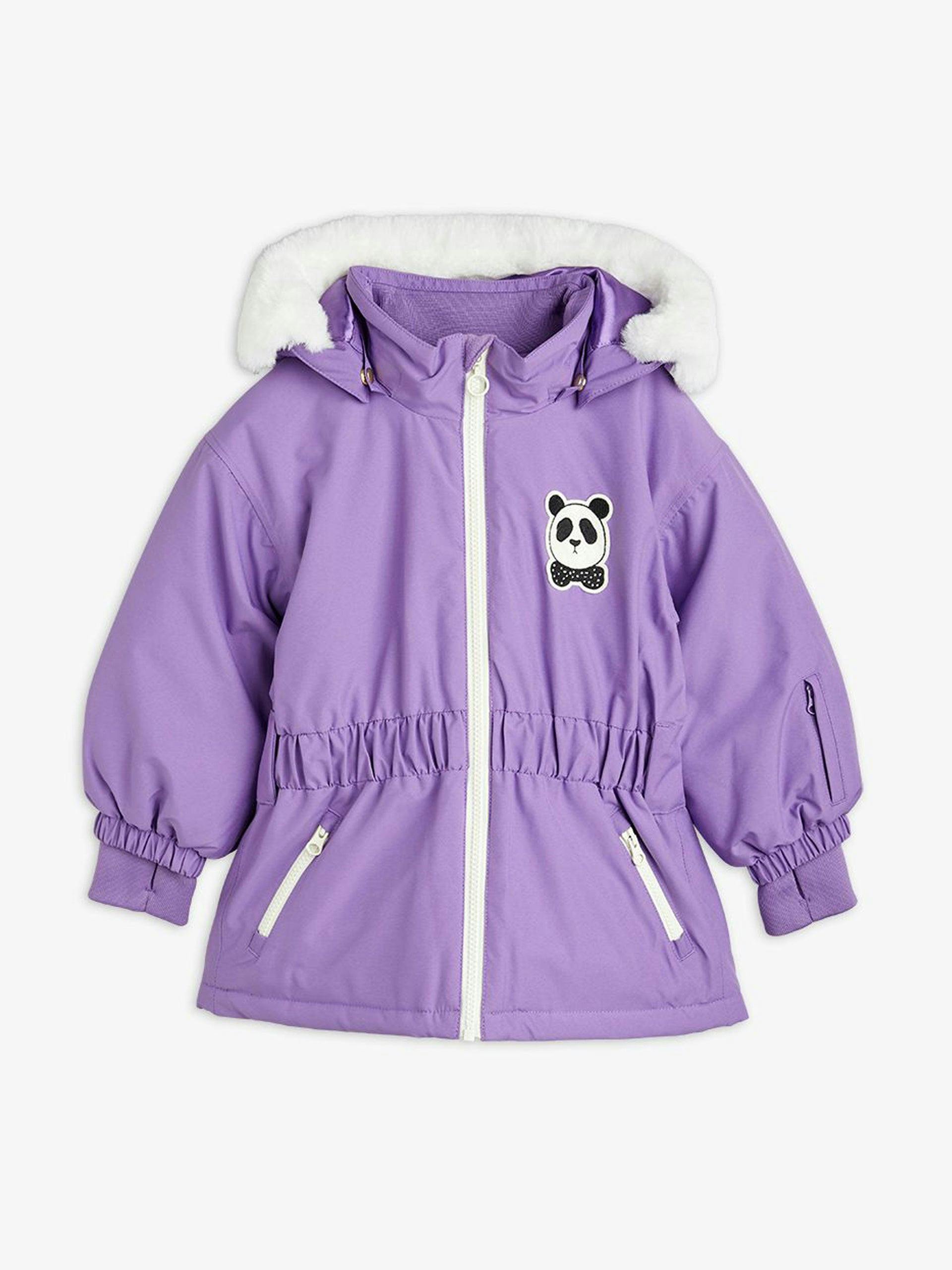 Purple panda soft ski jacket