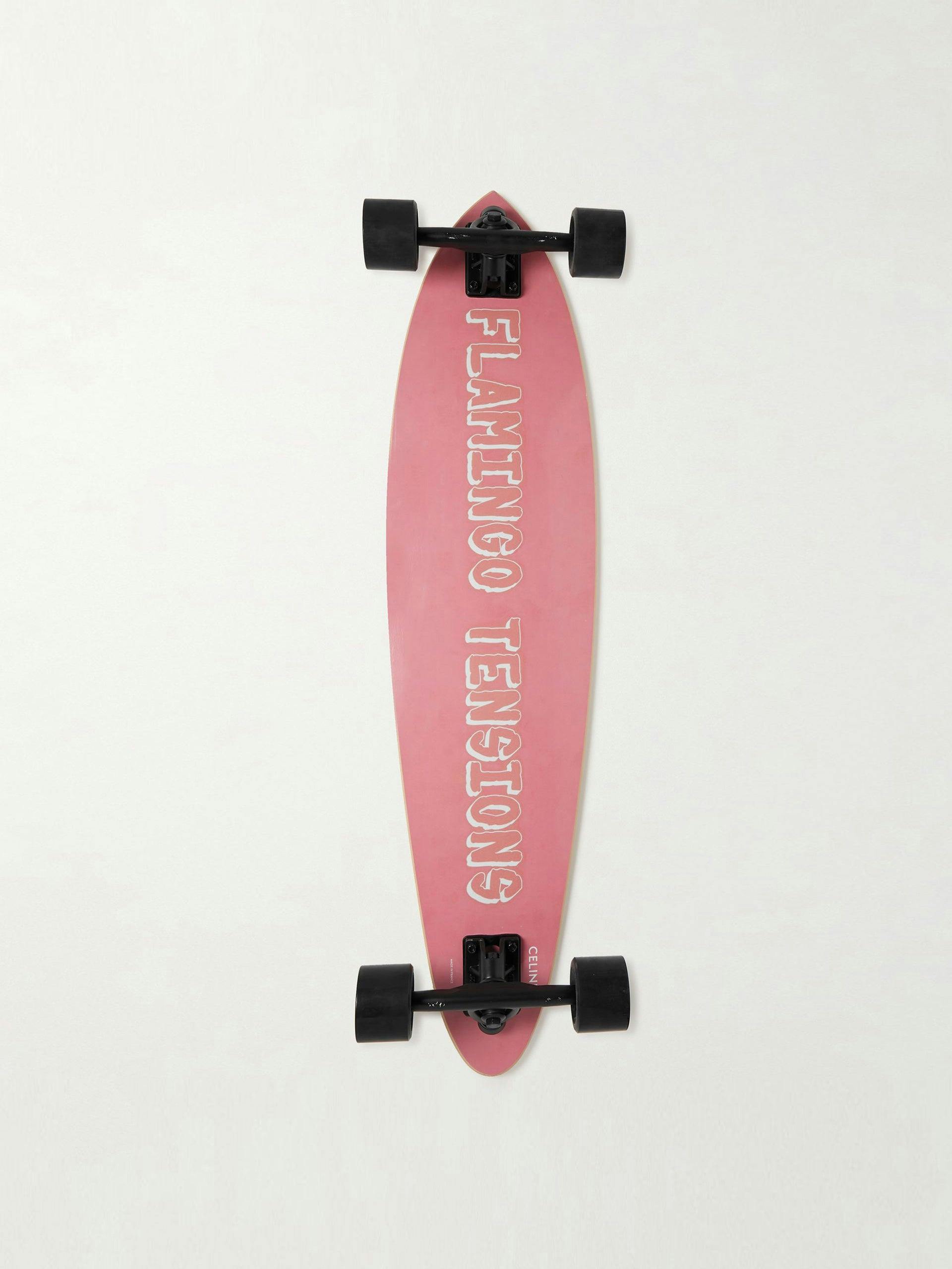 Printed wooden skateboard