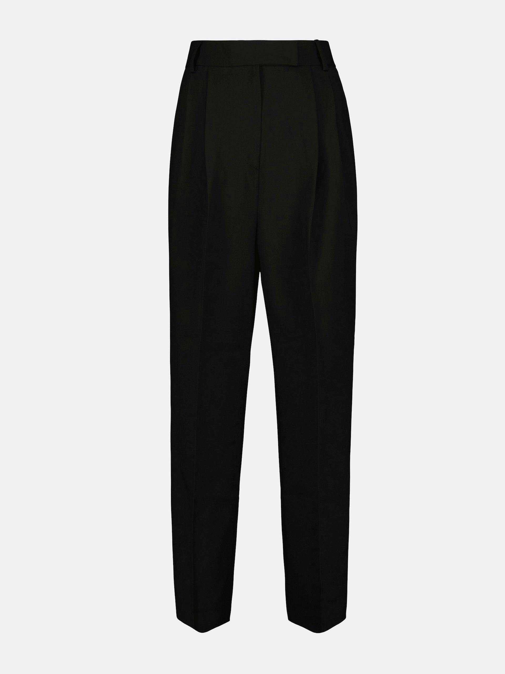 High rise tapered trousers