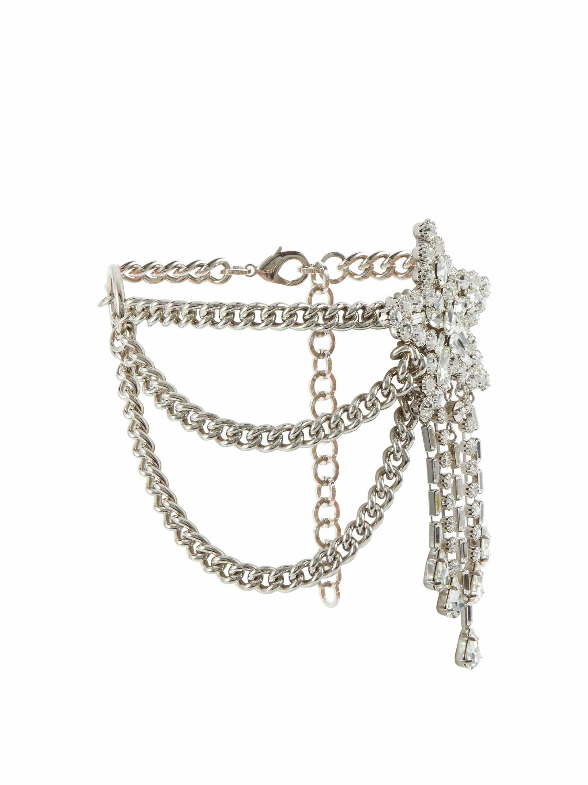 Choker with crystal embellishment
