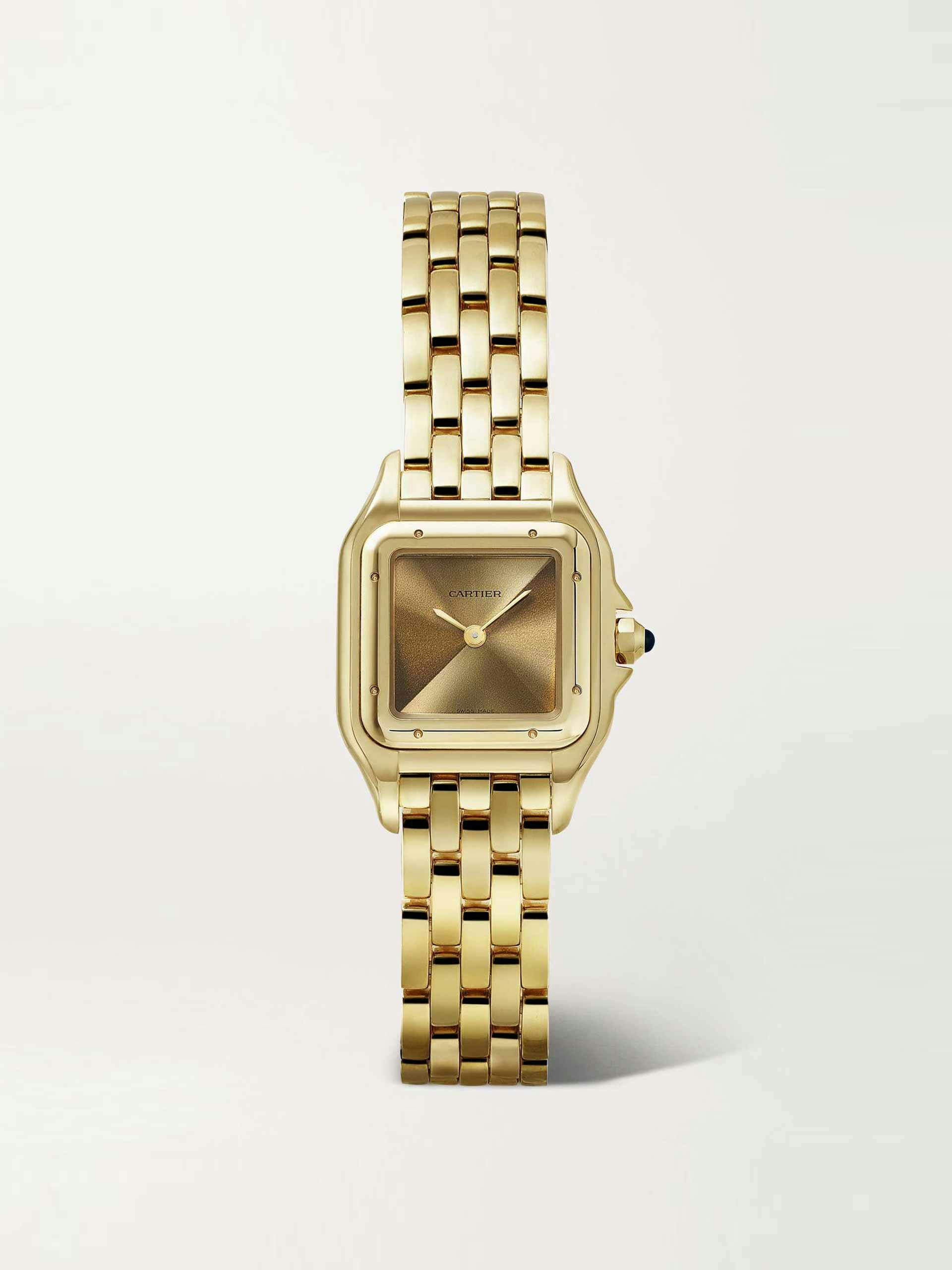 Panthère de Cartier gold watch